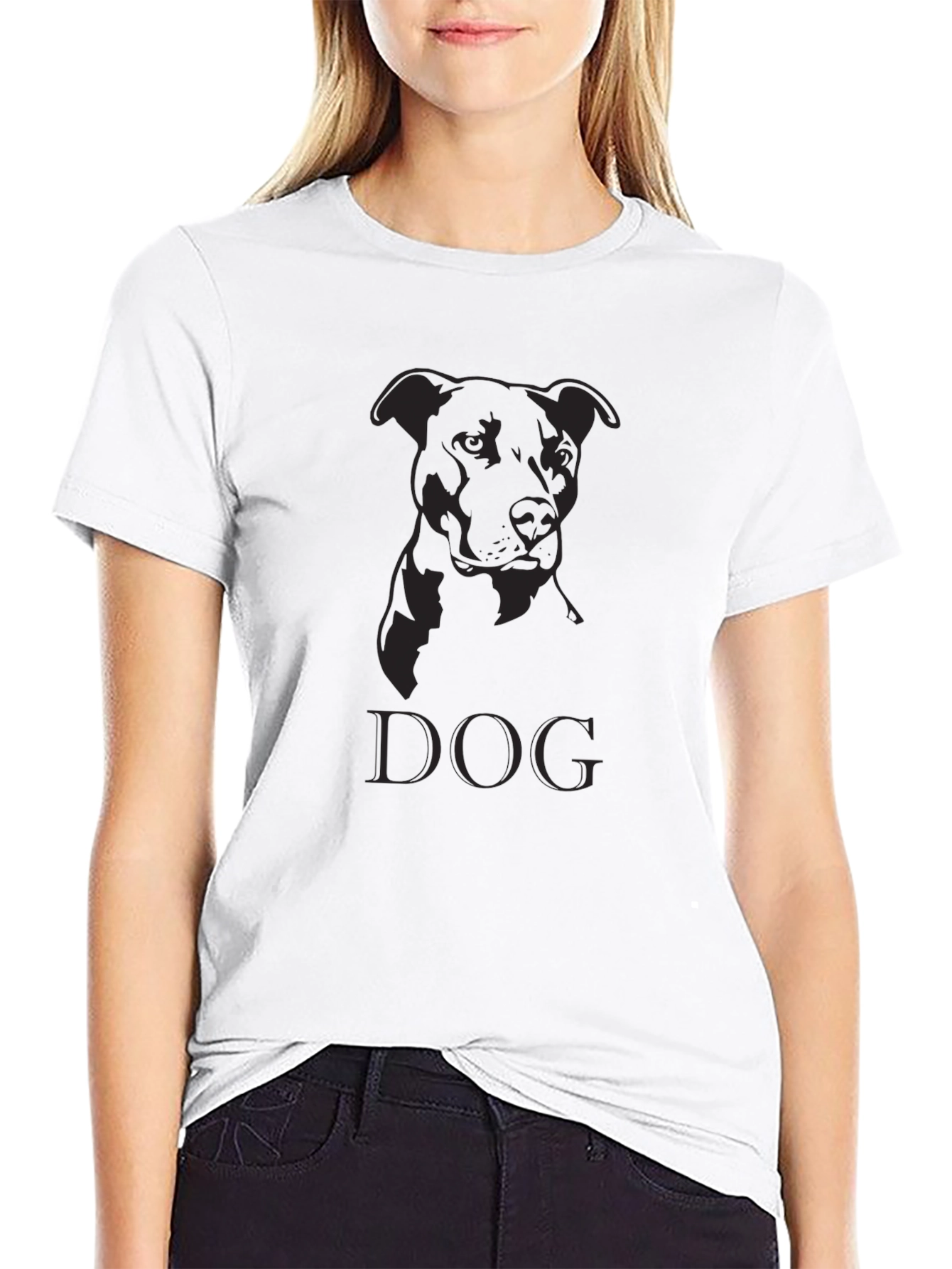Black Dog Graphic T-Shirt - Classic Black Tee view 9