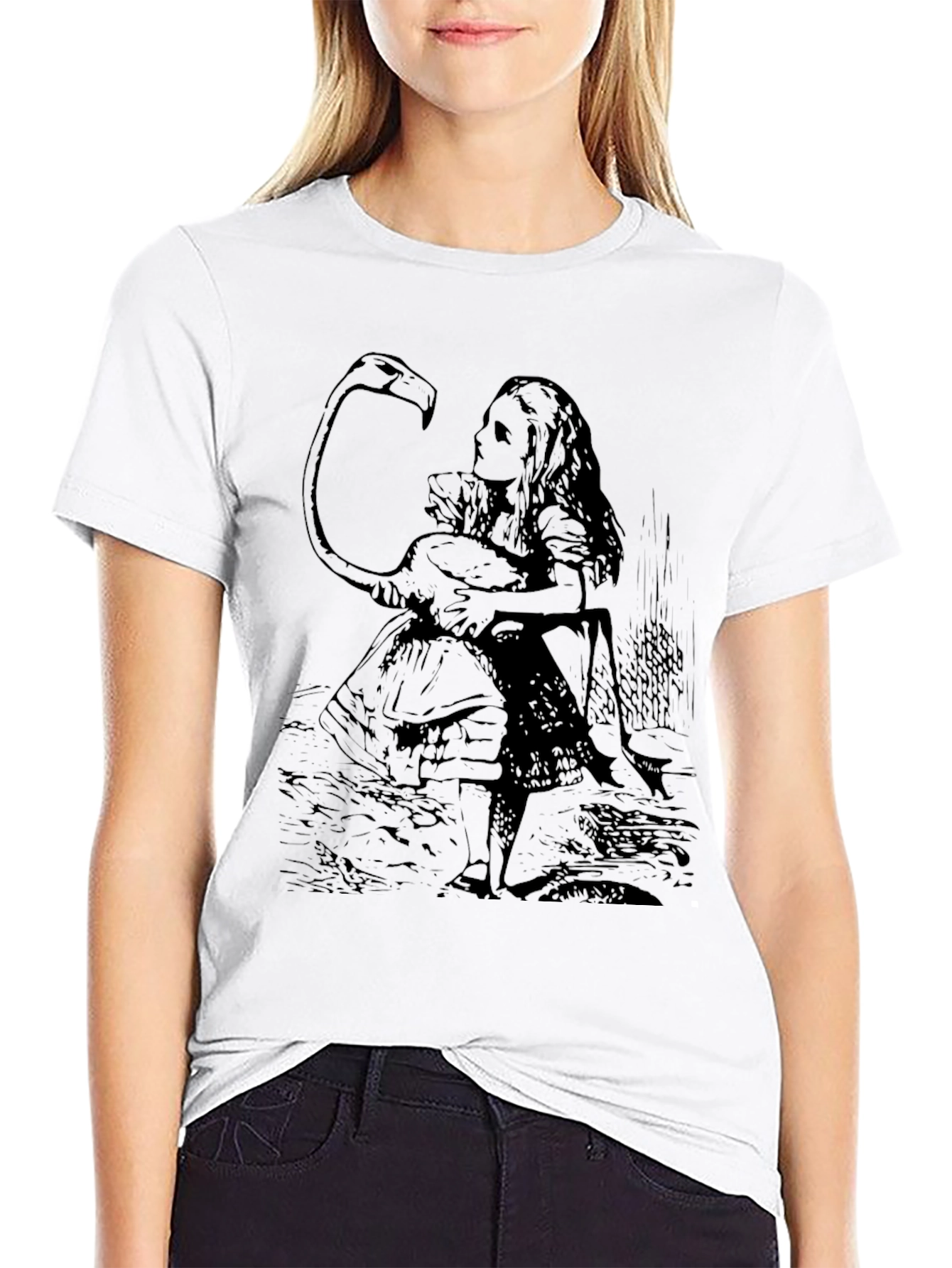 Alice in Wonderland Flamingo T-Shirt - 9