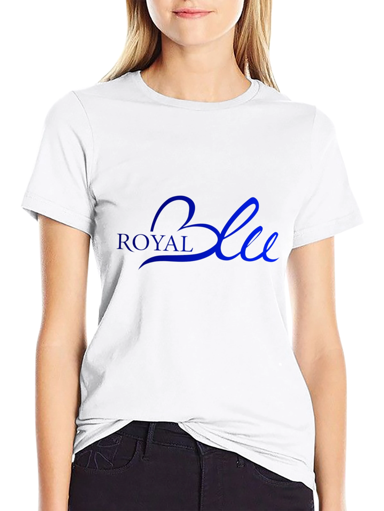 Black Royal Blue Graphic Tee - Stylish Men's T-Shirt view 9