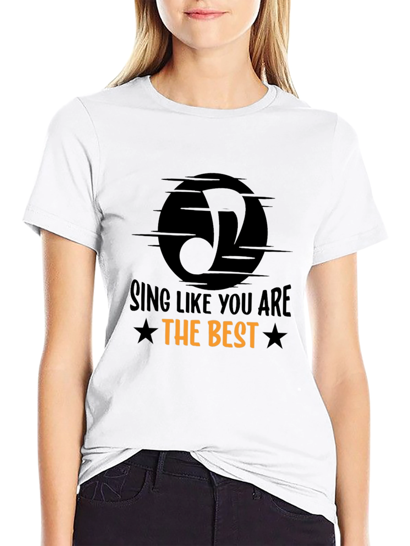 Black Sing Like You Are the Best T-Shirt view 9