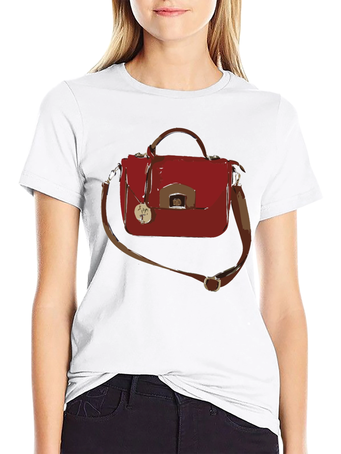 Black Satchel T-Shirt - Stylish Graphic Tee for Fashion Lovers view 9