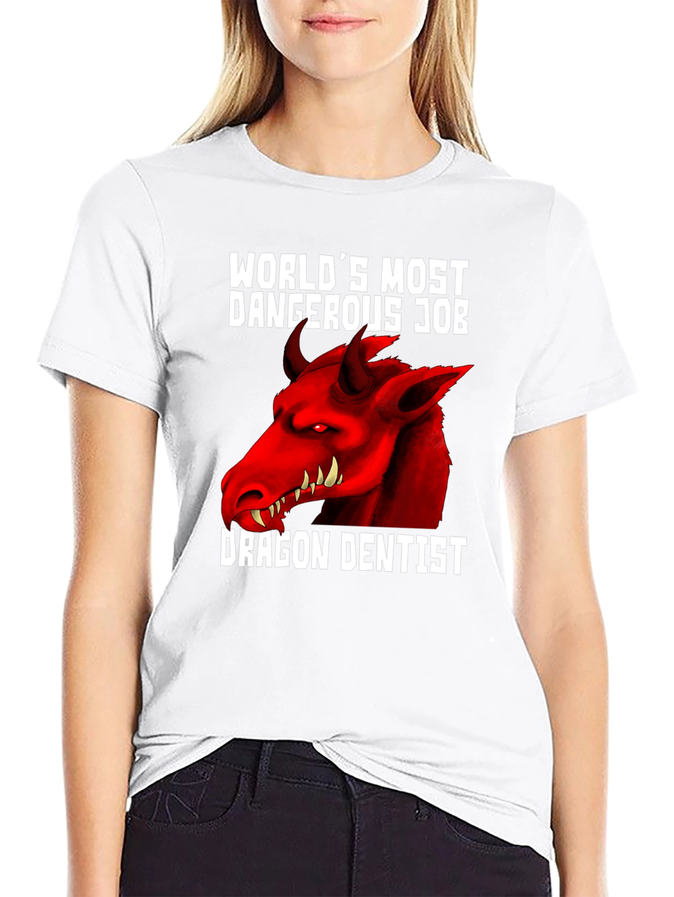 Dragon Dentist T-Shirt - World's Most Dangerous Job - 9