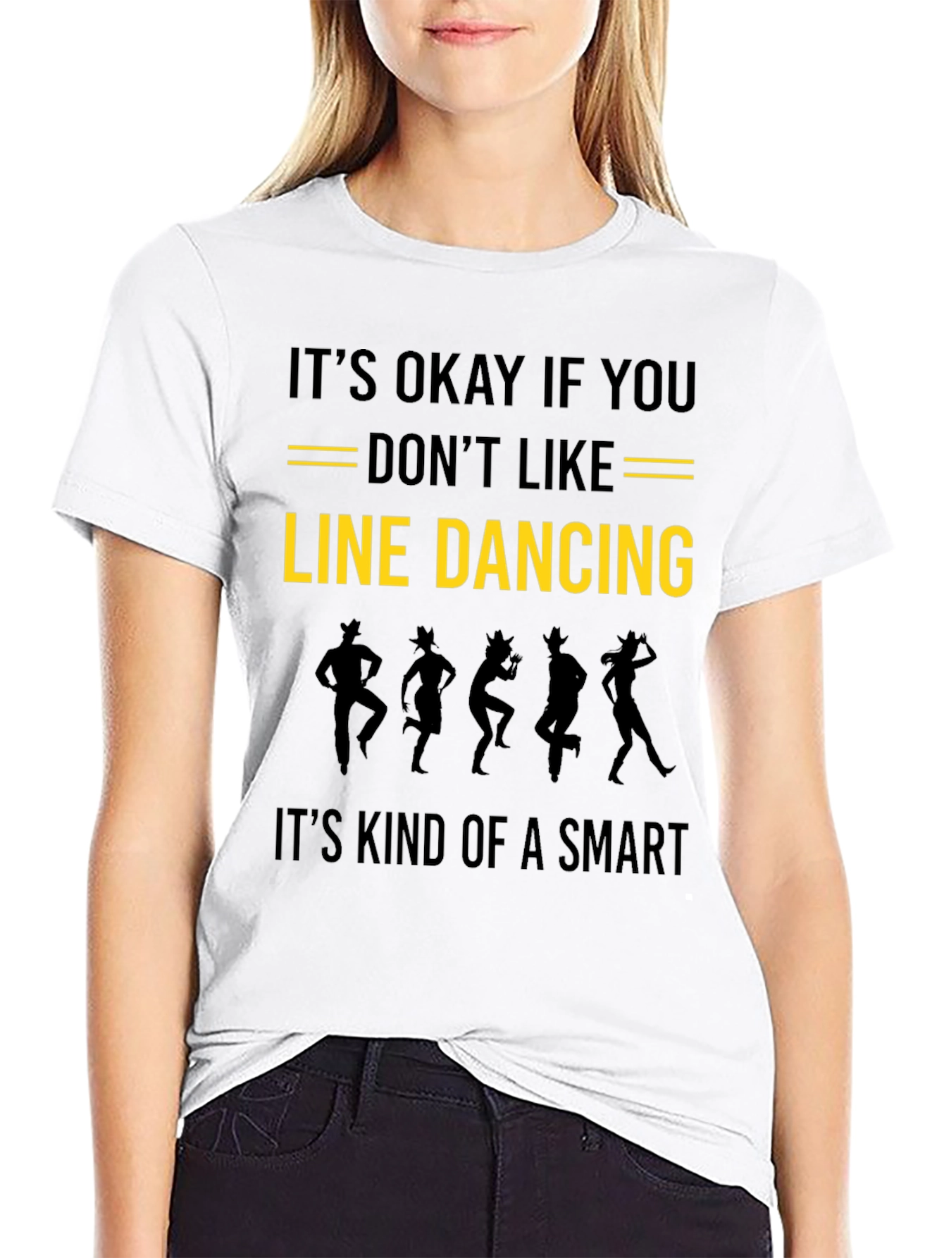 Line Dancing Smart Funny T-Shirt - 9