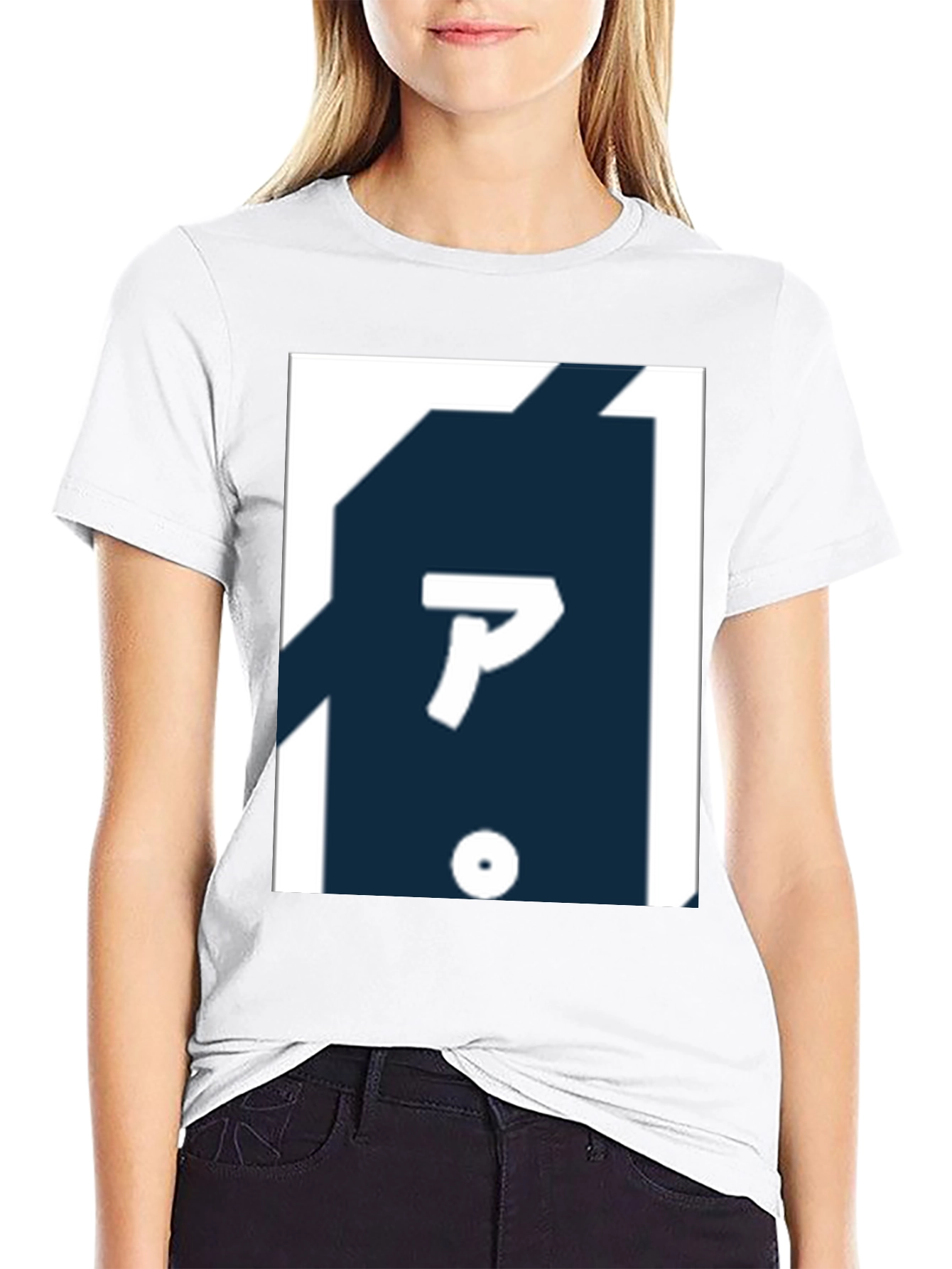 Black Graphic T-Shirt with Japanese Lettering view 9