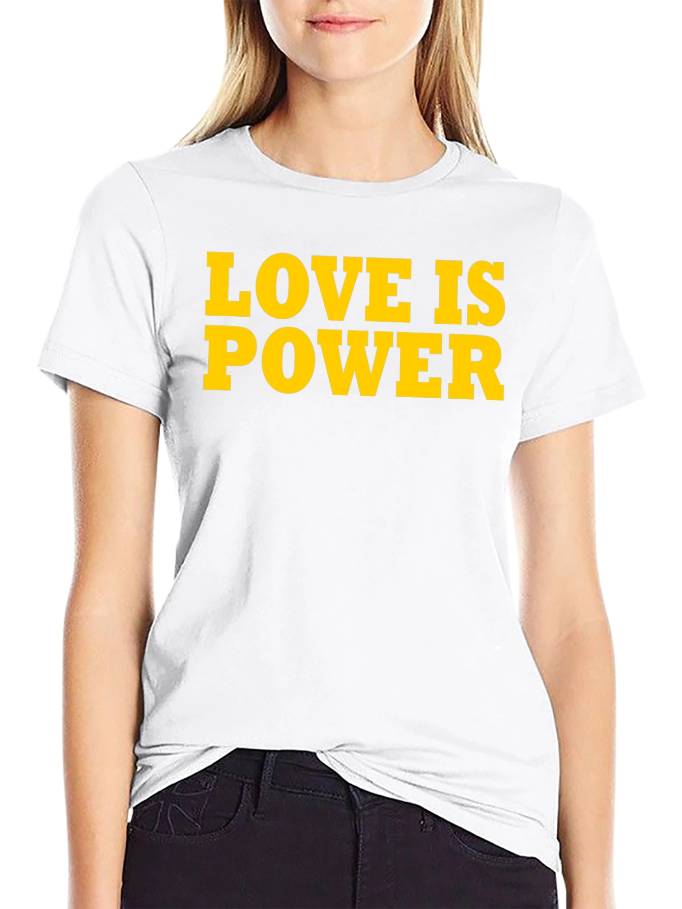 Black Love Is Power T-Shirt - Bold Statement Tee view 9