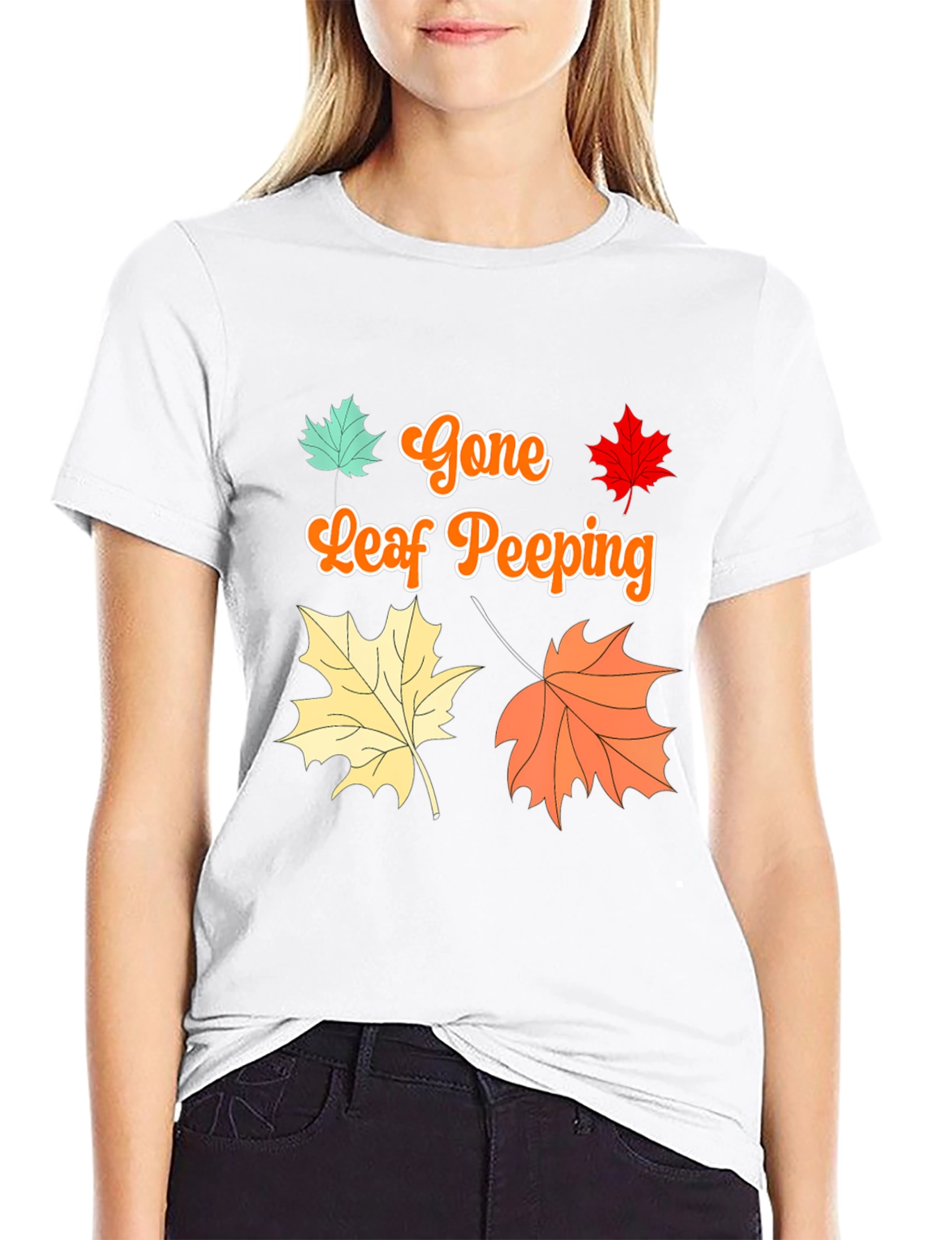 Gone Leaf Peeping T-Shirt Fall Autumn - 9