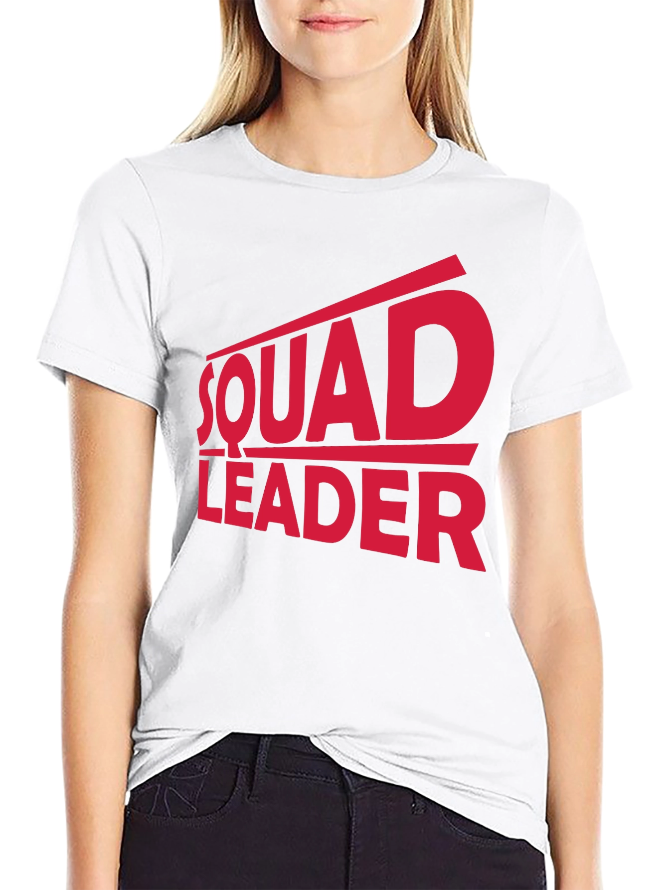 Black Squad Leader T-Shirt view 9