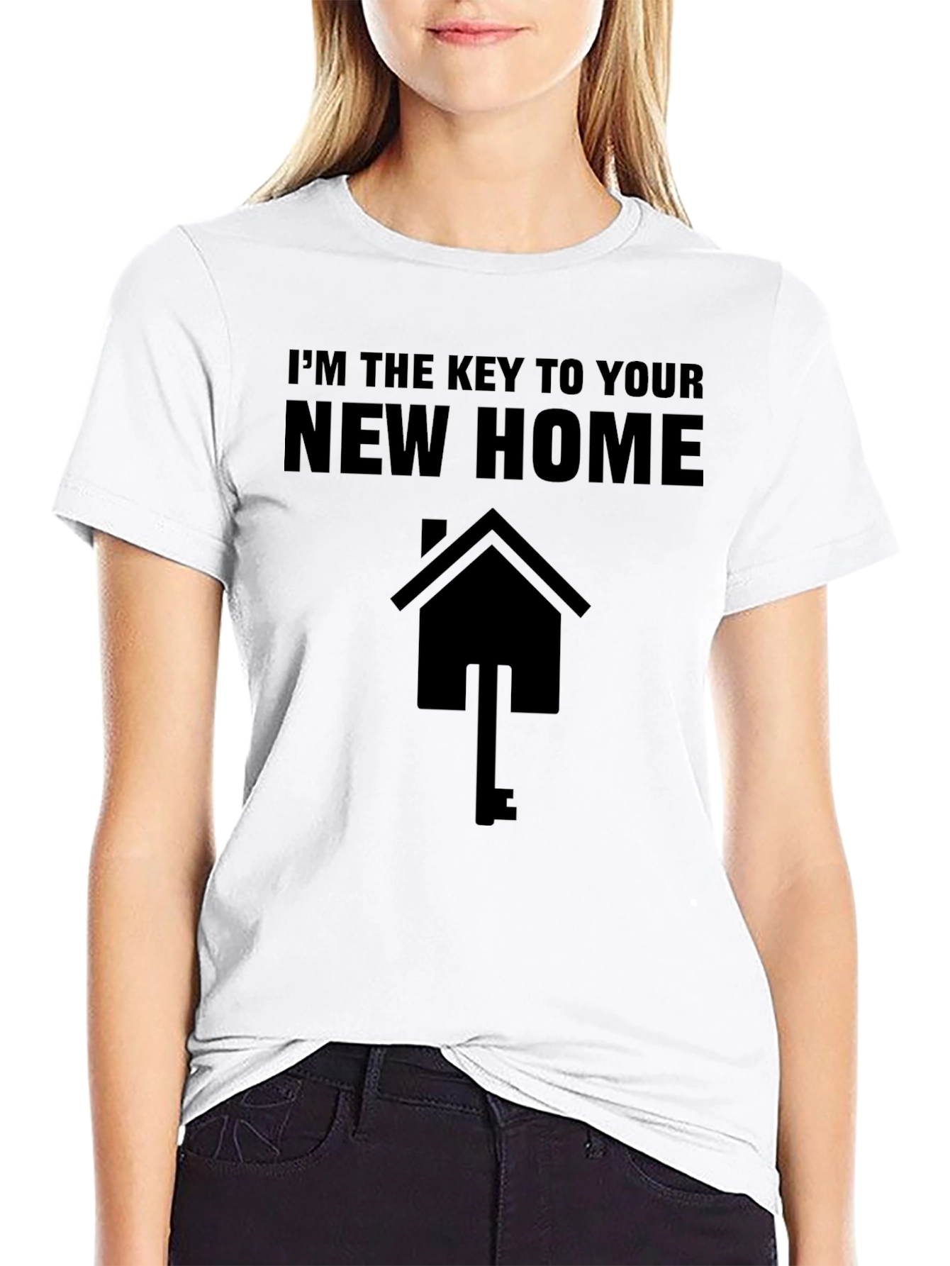 Black Realtor Key to Your New Home T-Shirt view 9
