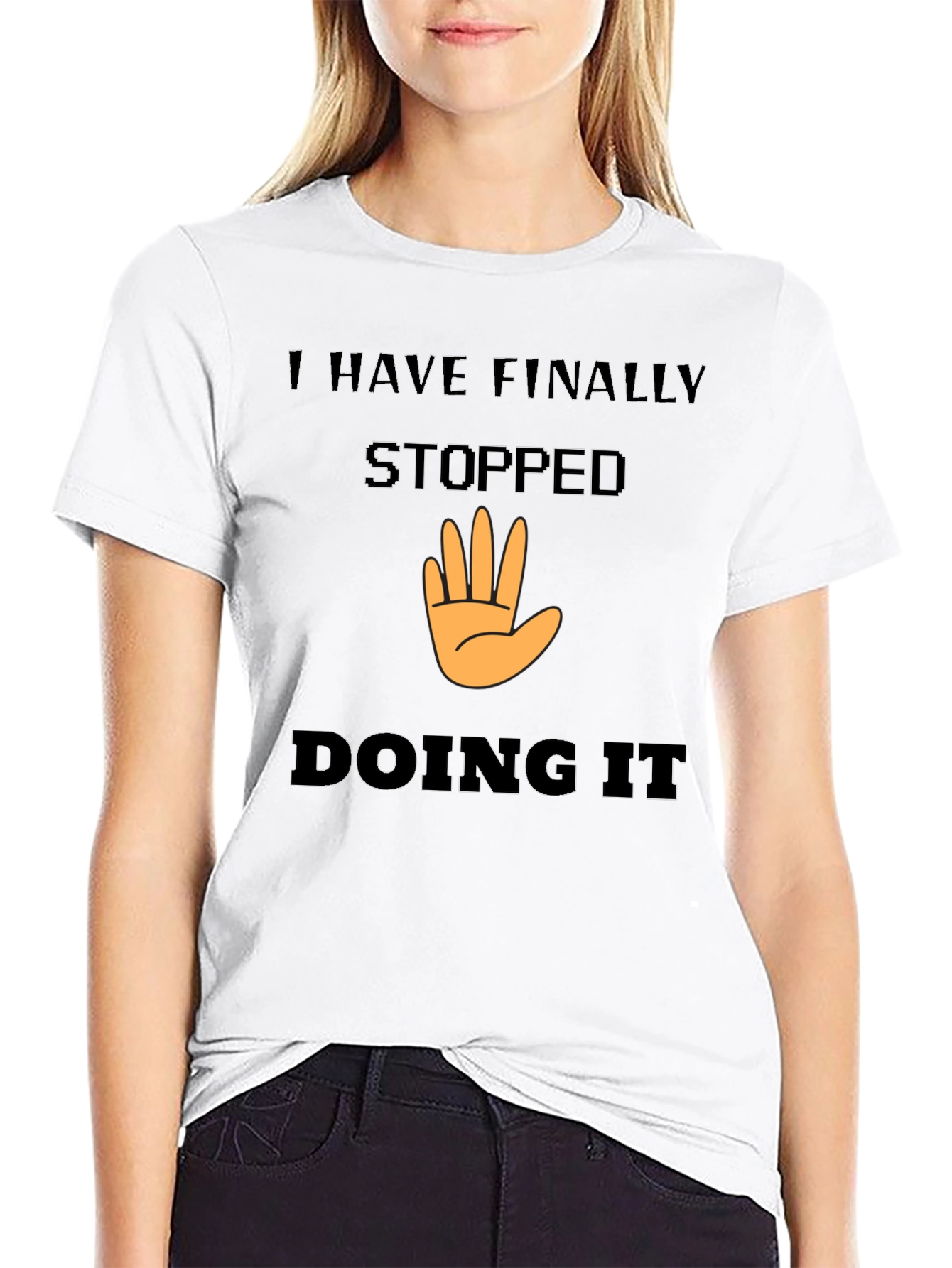 Black I Have Finally Stopped Doing It T-Shirt view 9