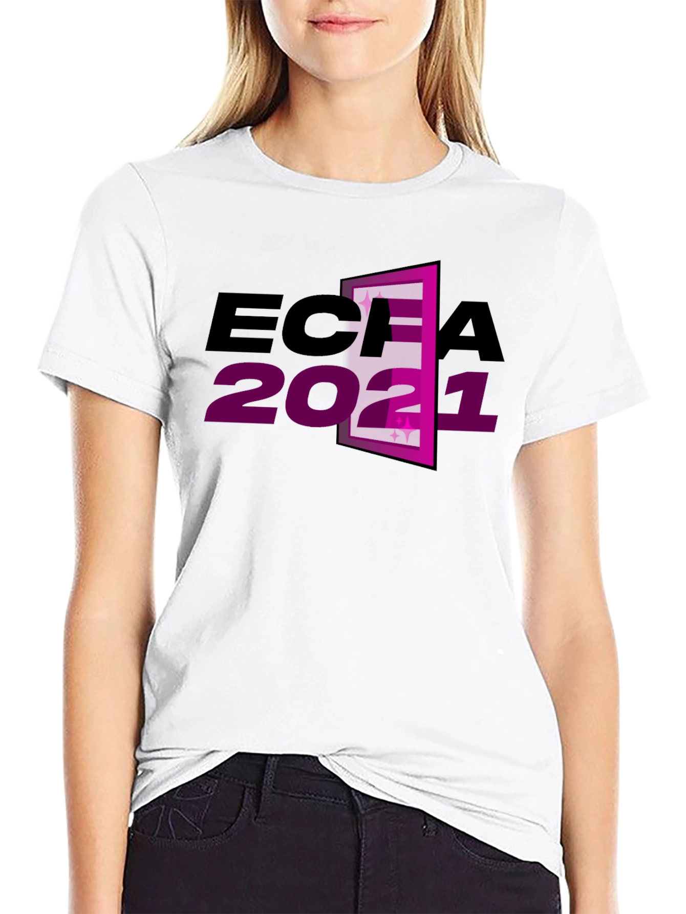 Black ECIA 2021 Graphic Tee view 9