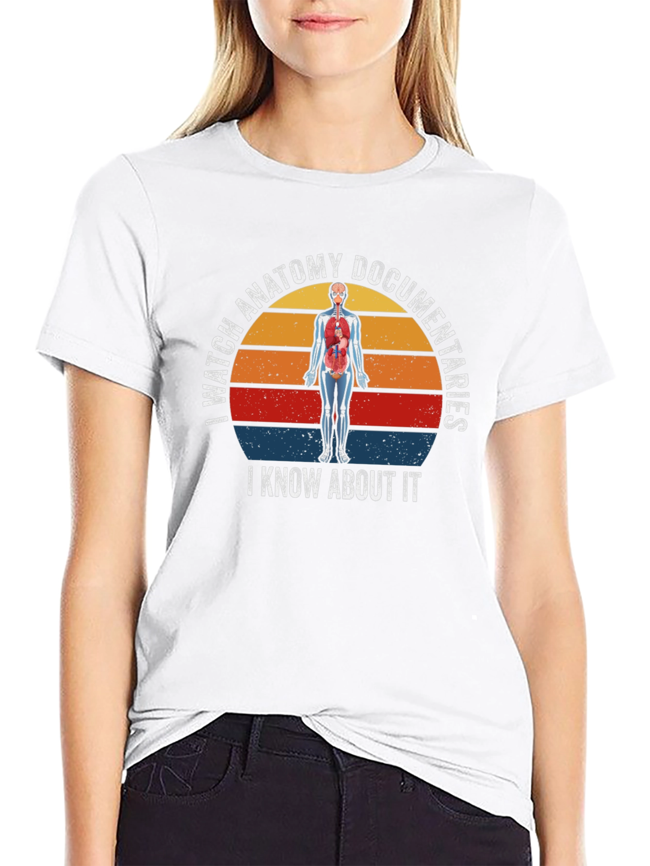 Black Anatomy Documentaries T-Shirt - I Know About It view 9