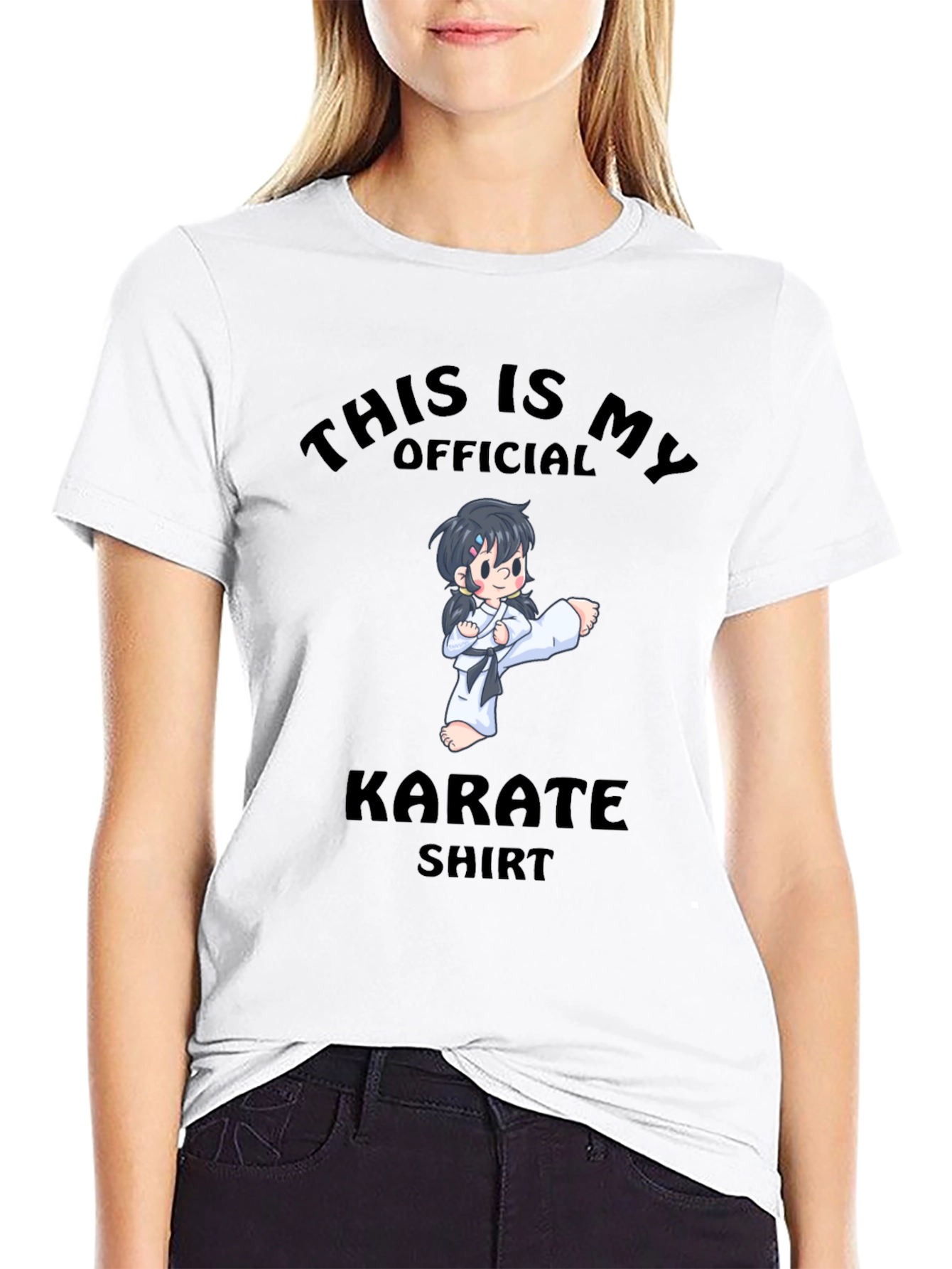Black Karate Official T-Shirt view 9