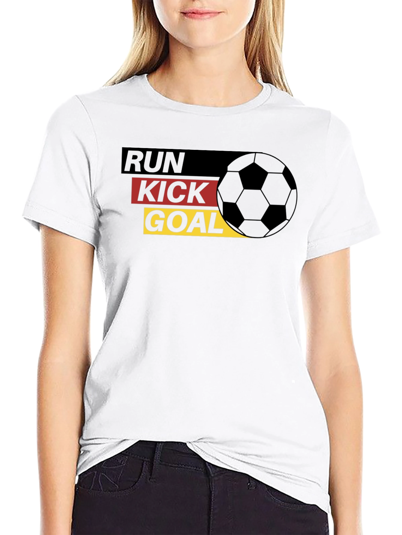 Run Kick Goal Soccer T-Shirt - 9