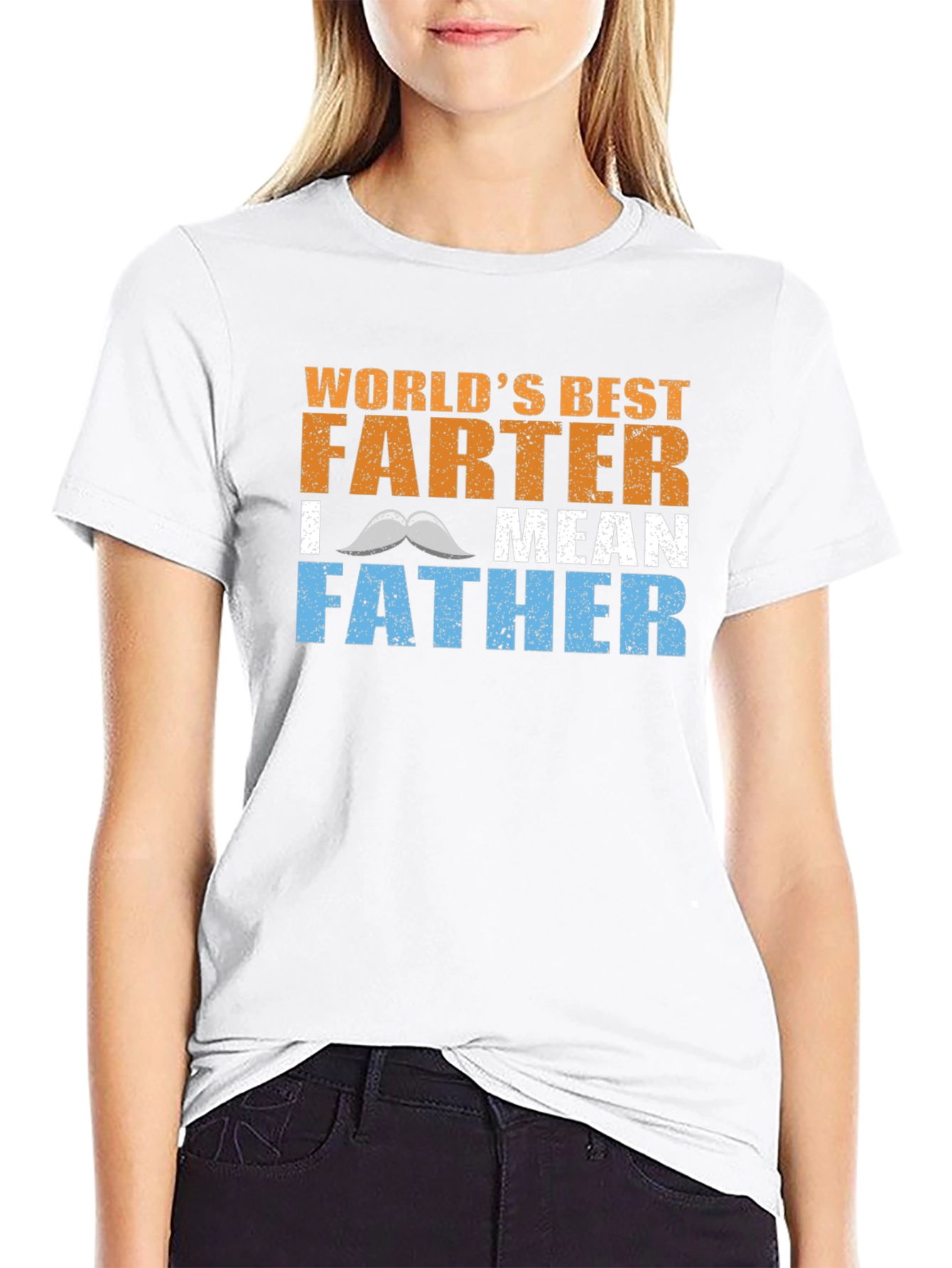 Black World's Best Farter I Mean Father T-Shirt view 9