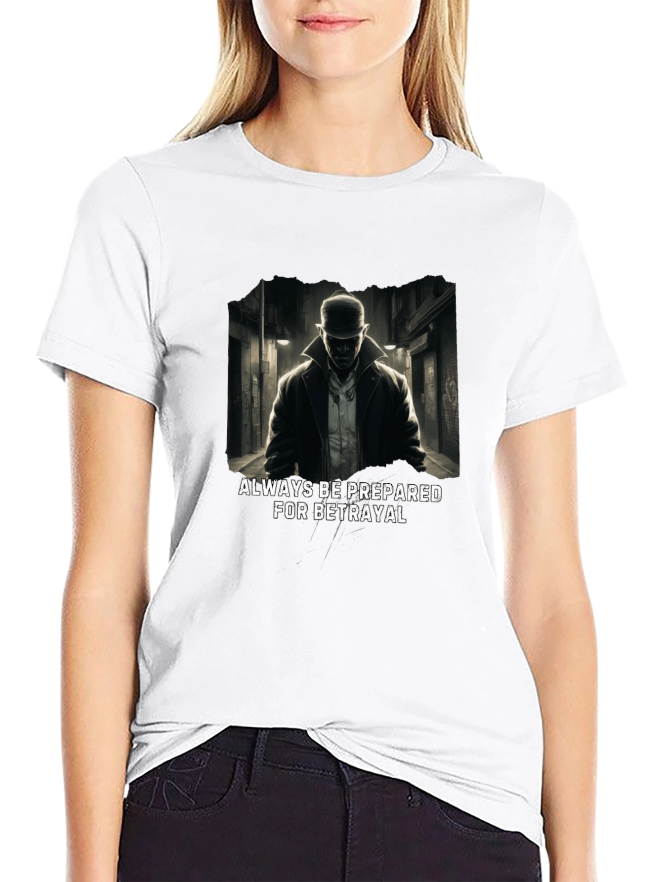 Black Always Be Prepared Tee - Intrigue & Style view 9