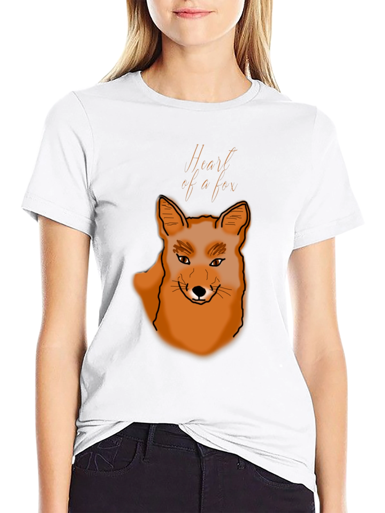 Black Heart of a Fox Graphic Tee view 9