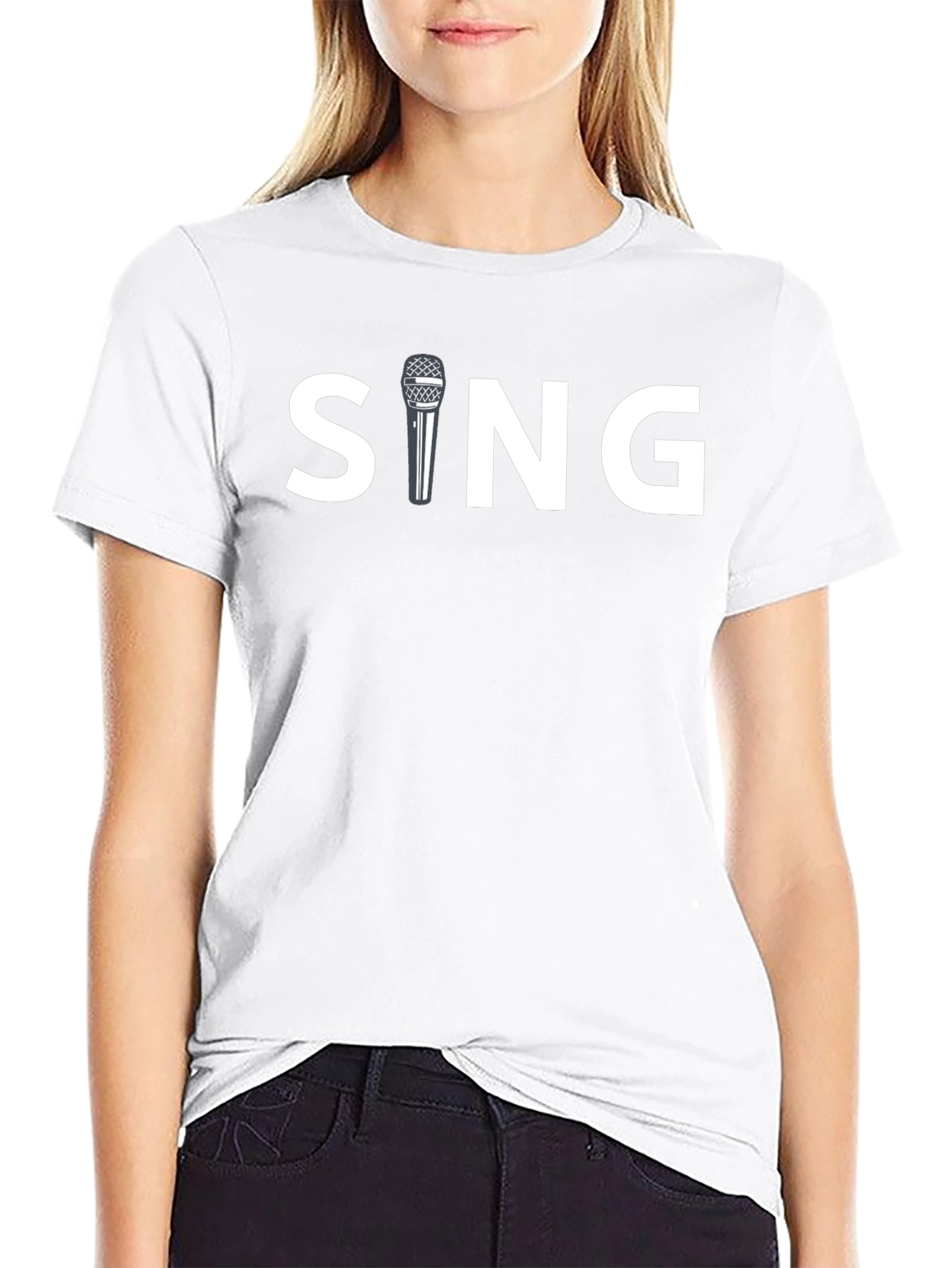 Sing T-Shirt - Music Microphone Tee - 9