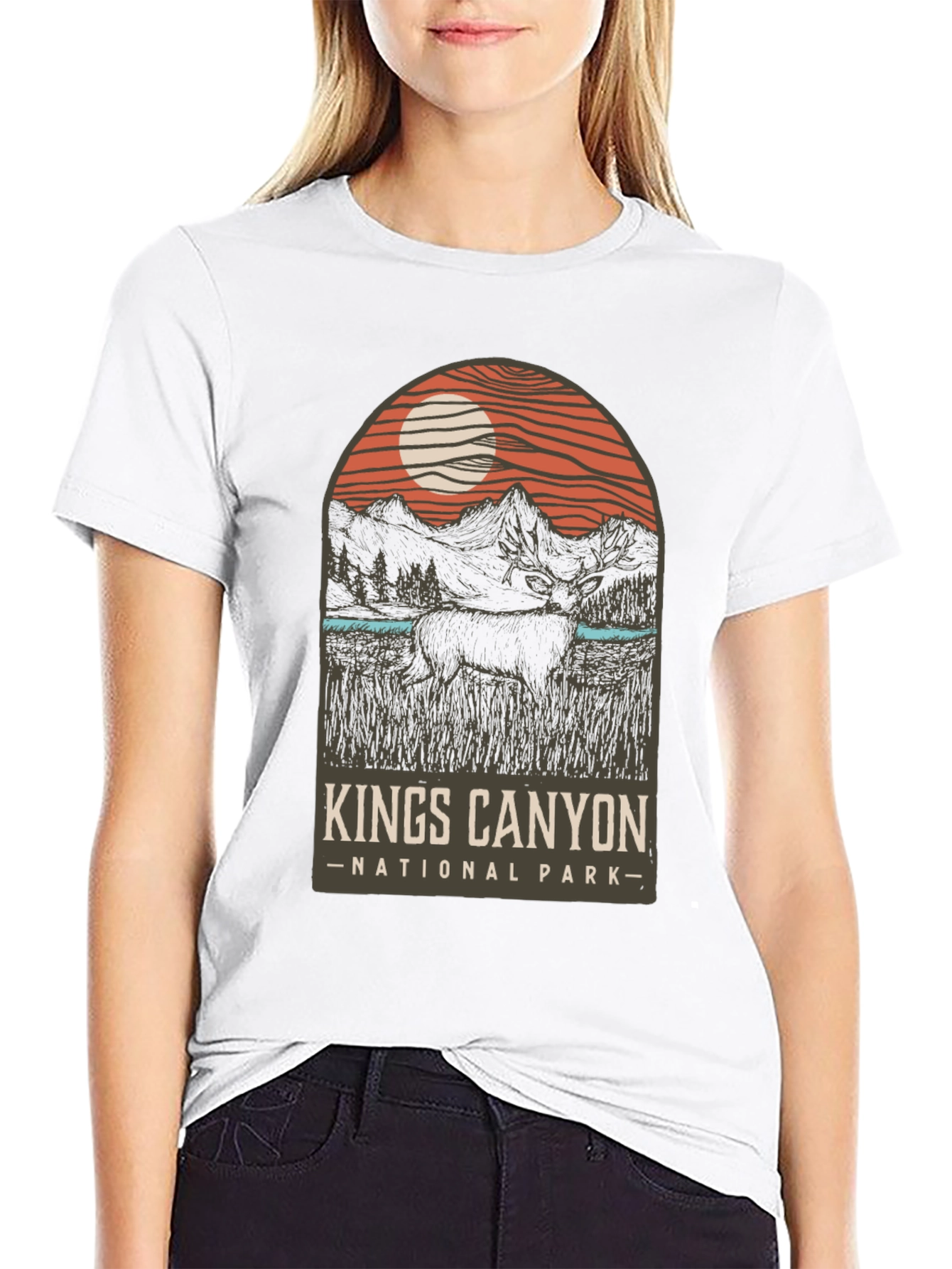 Black Kings Canyon National Park Graphic Tee view 9