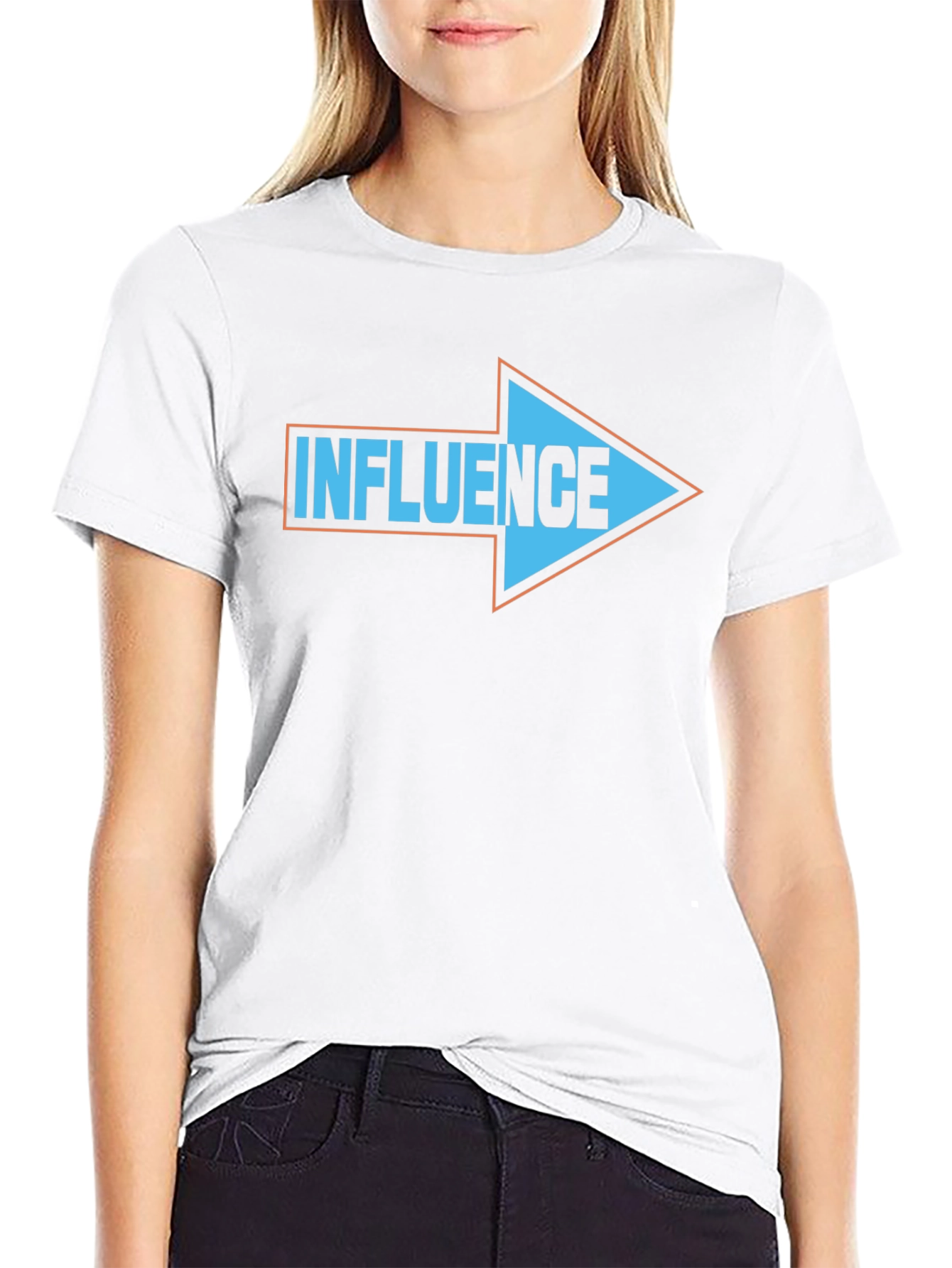 Influence Arrow T-Shirt - Stylish Graphic Tee - 9