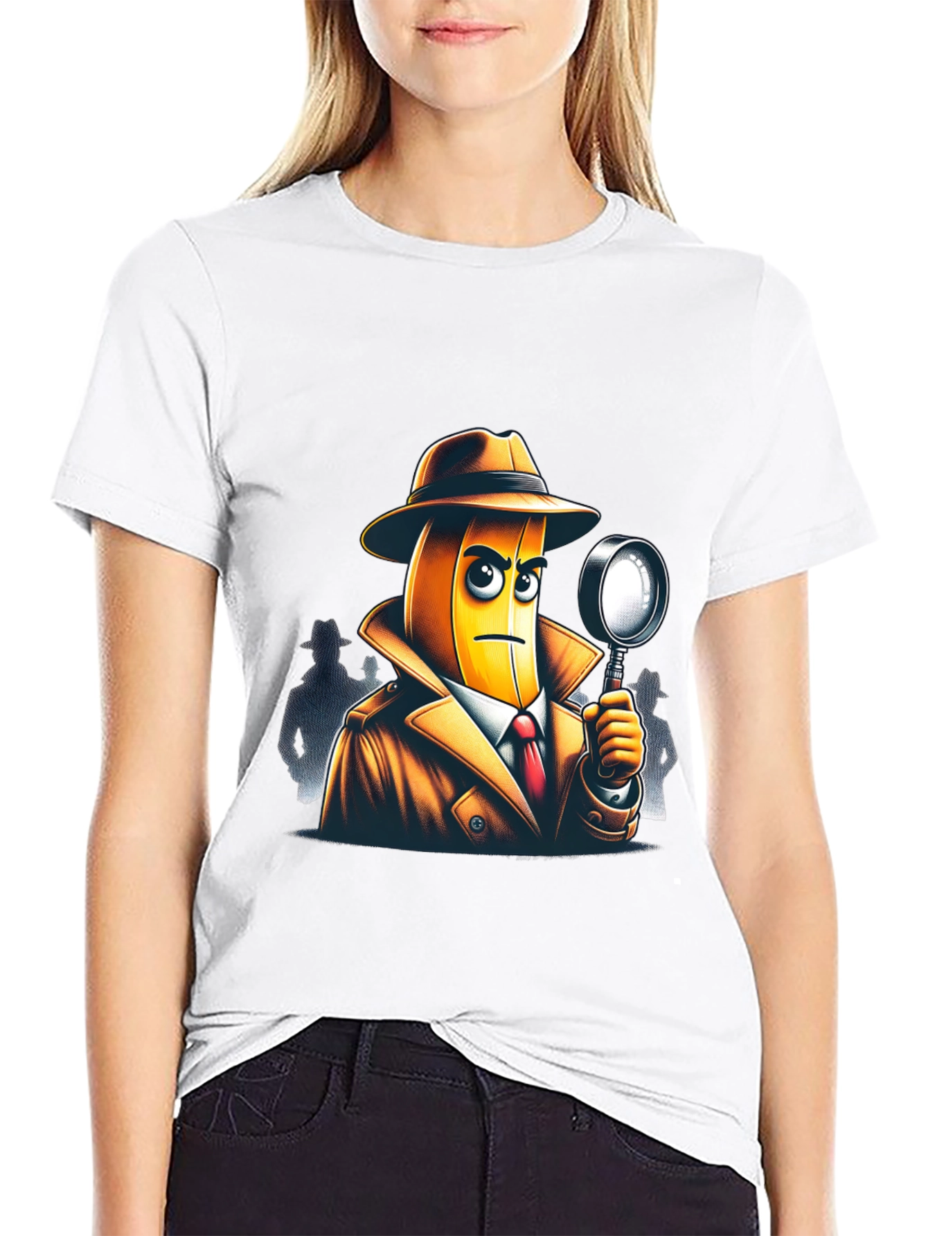 Black Banana Detective T-Shirt view 9