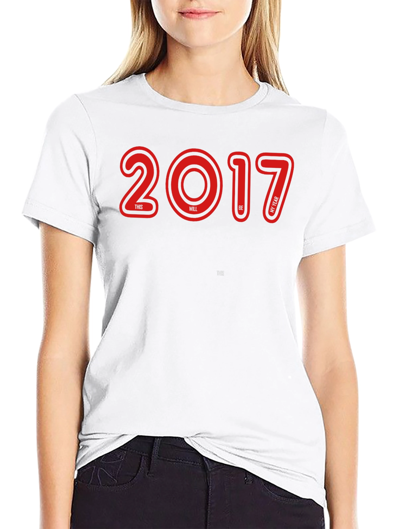 Black 2017 This Will Be My Year Graphic Tee view 9