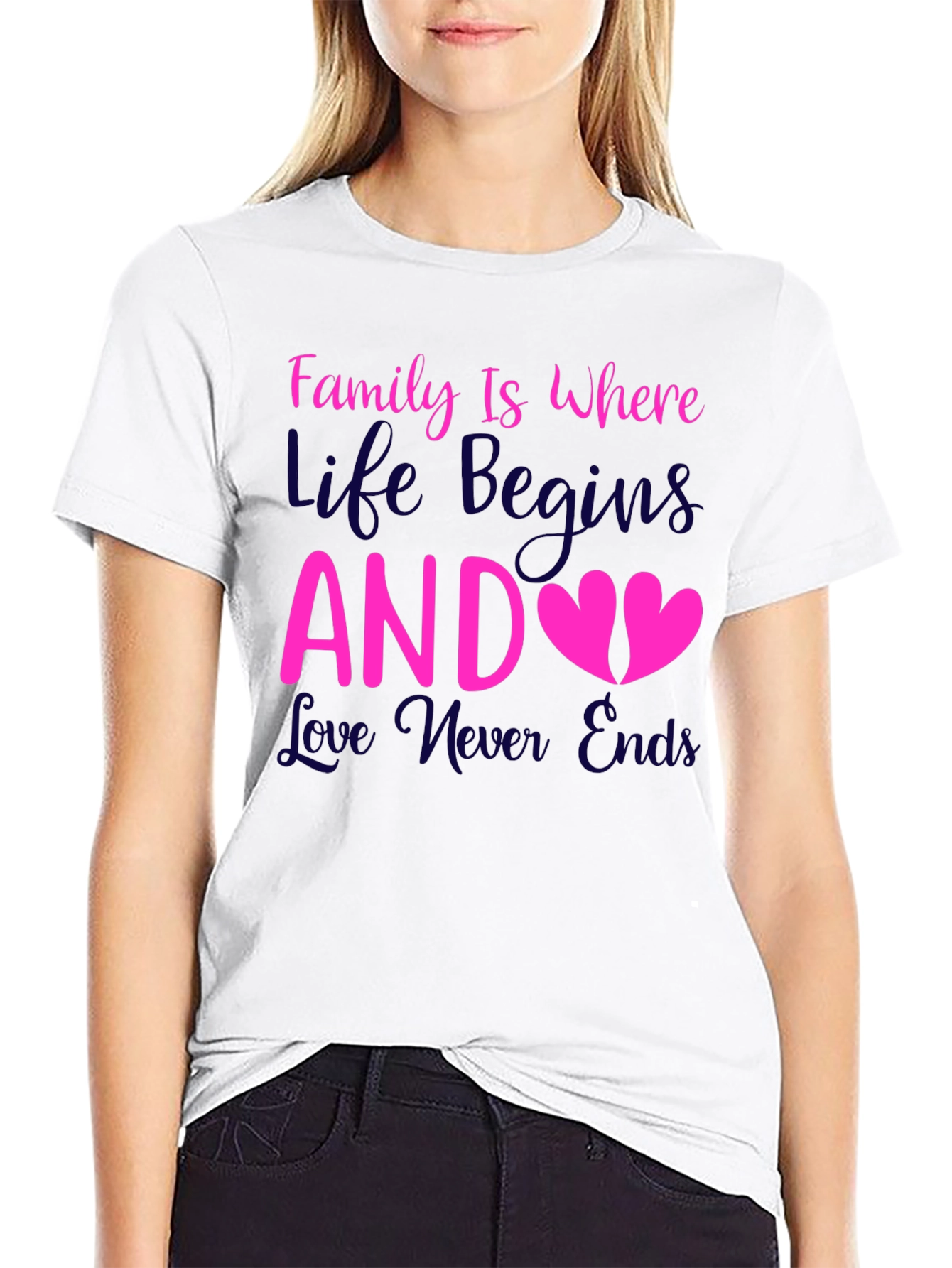 Family is Where Life Begins T-Shirt - 9