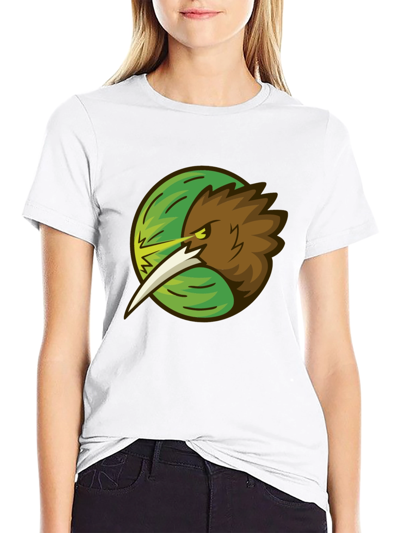 Black Kiwi Bird Graphic Tee - Stylish Black T-Shirt view 9