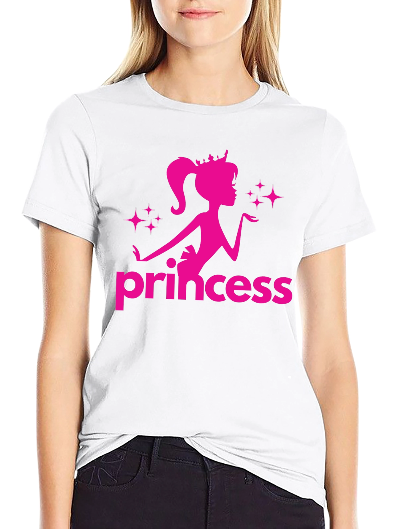 Black Princess Graphic Tee - Fun Fashion view 9