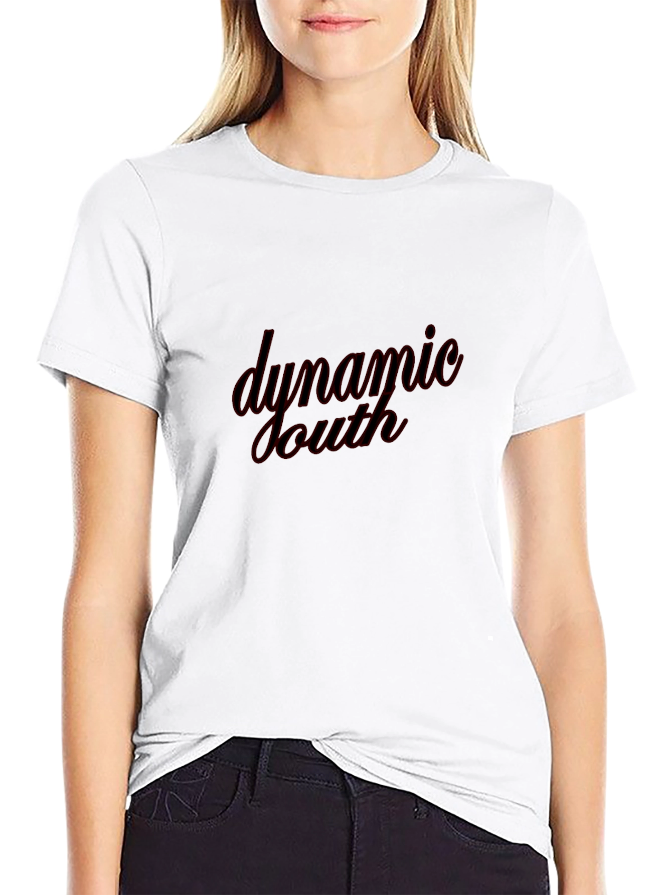 Black Dynamic Youth Black T-Shirt view 9