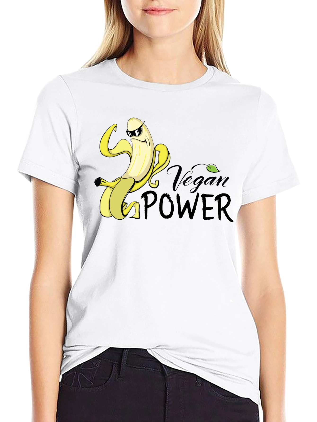 Vegan Power Banana Graphic Tee - 9
