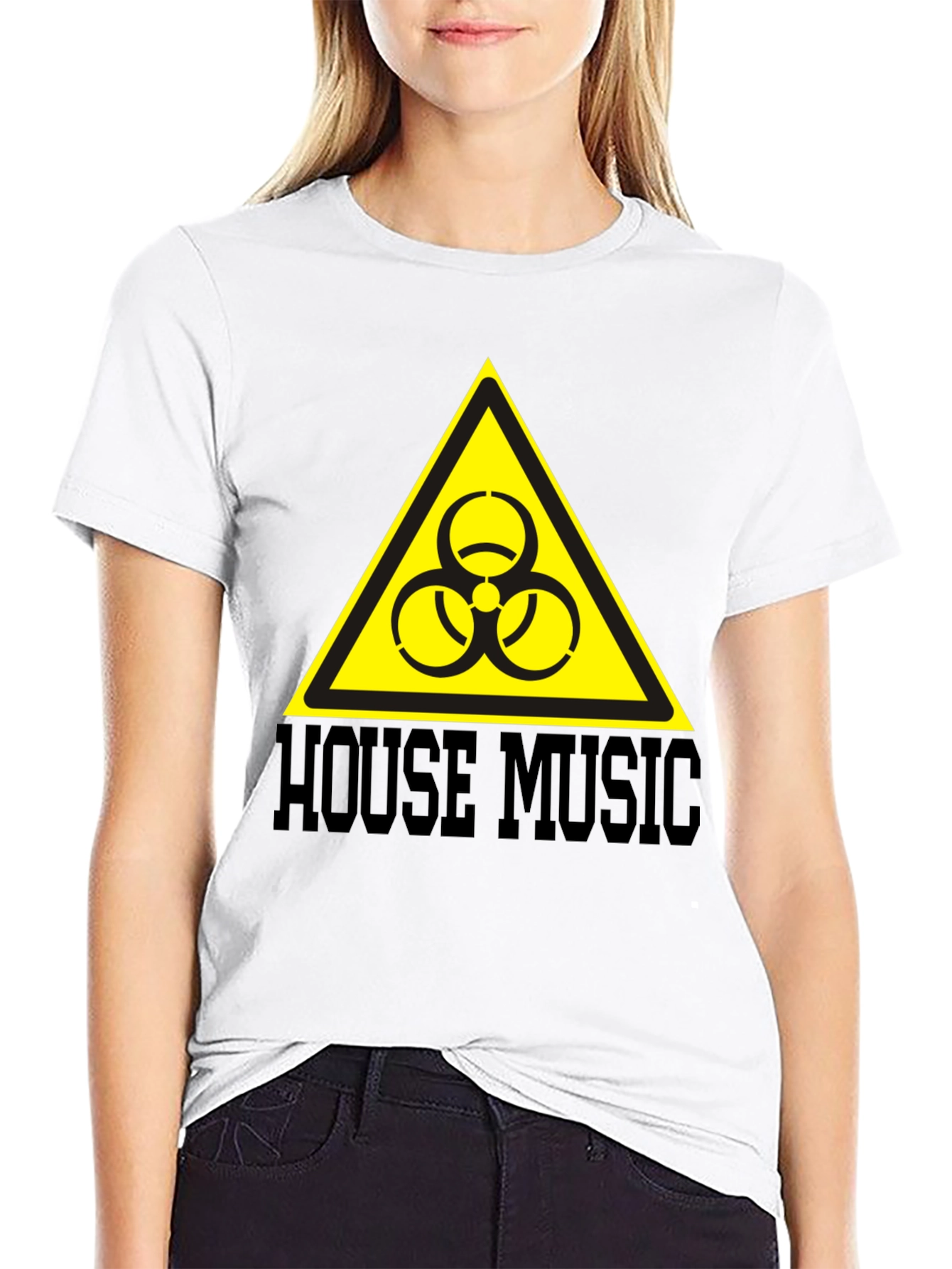 Black House Music Biohazard T-Shirt - Caution: May Cause Dancing! view 9