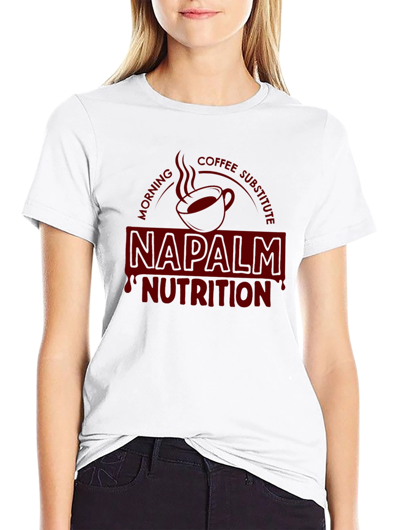 Black Napalm Nutrition Graphic T-Shirt view 9
