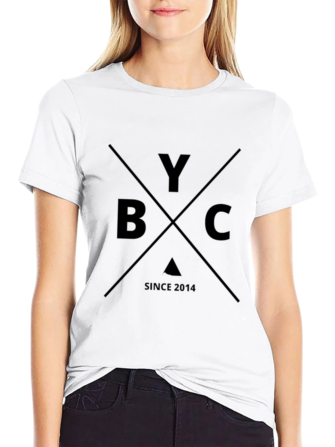 Black YBC Since 2014 Men's Black Graphic Tee view 9