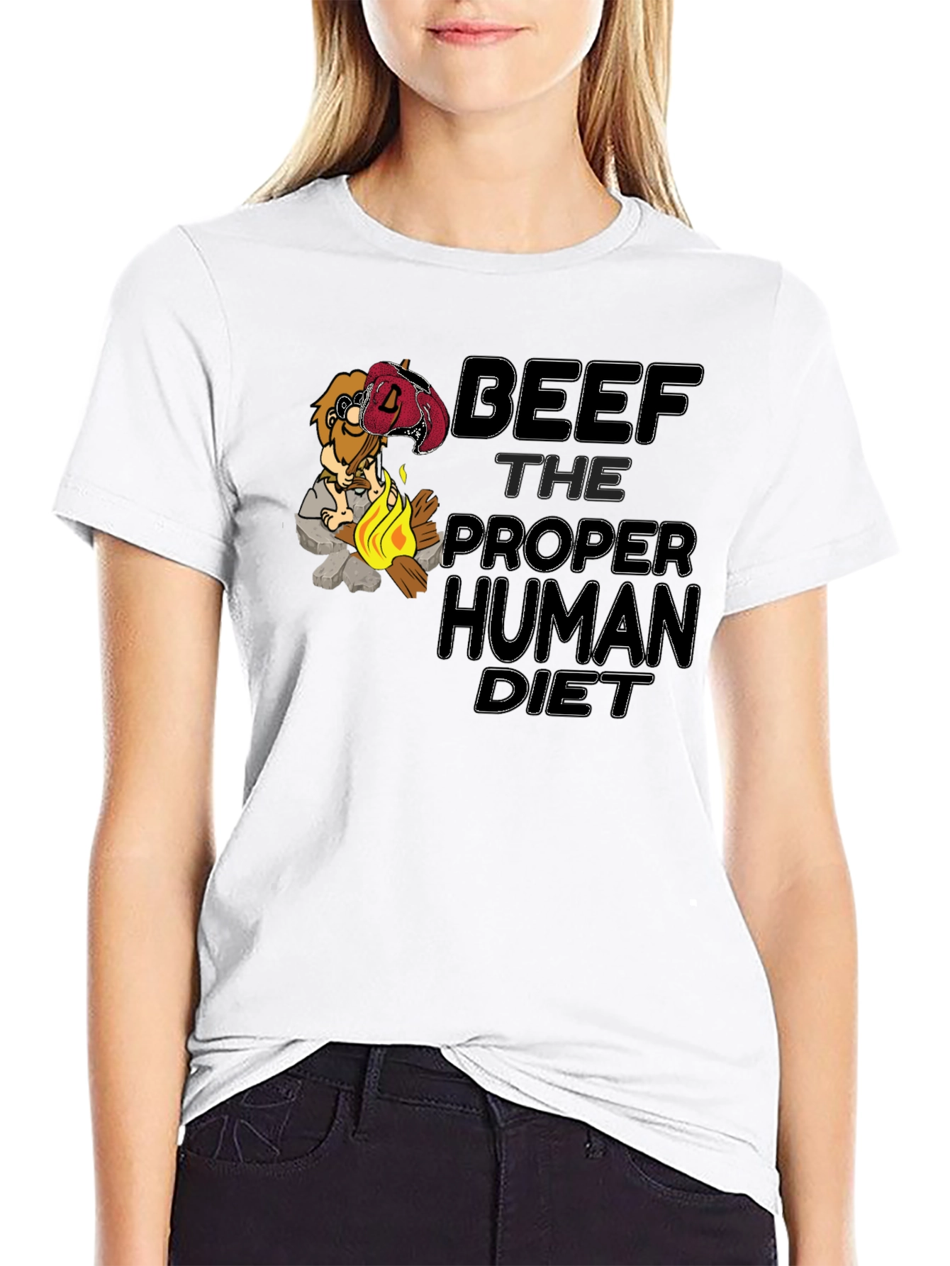 Black Beef: The Proper Human Diet T-Shirt view 9