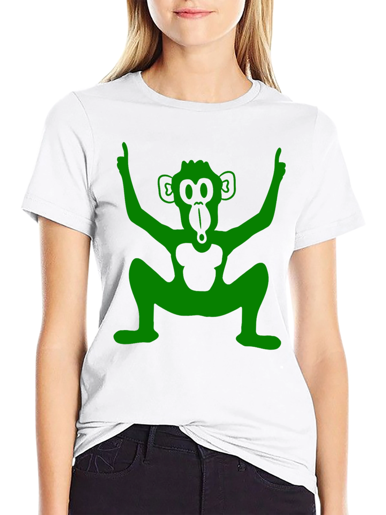 Black Funky Monkey Graphic Tee - Black T-Shirt view 9
