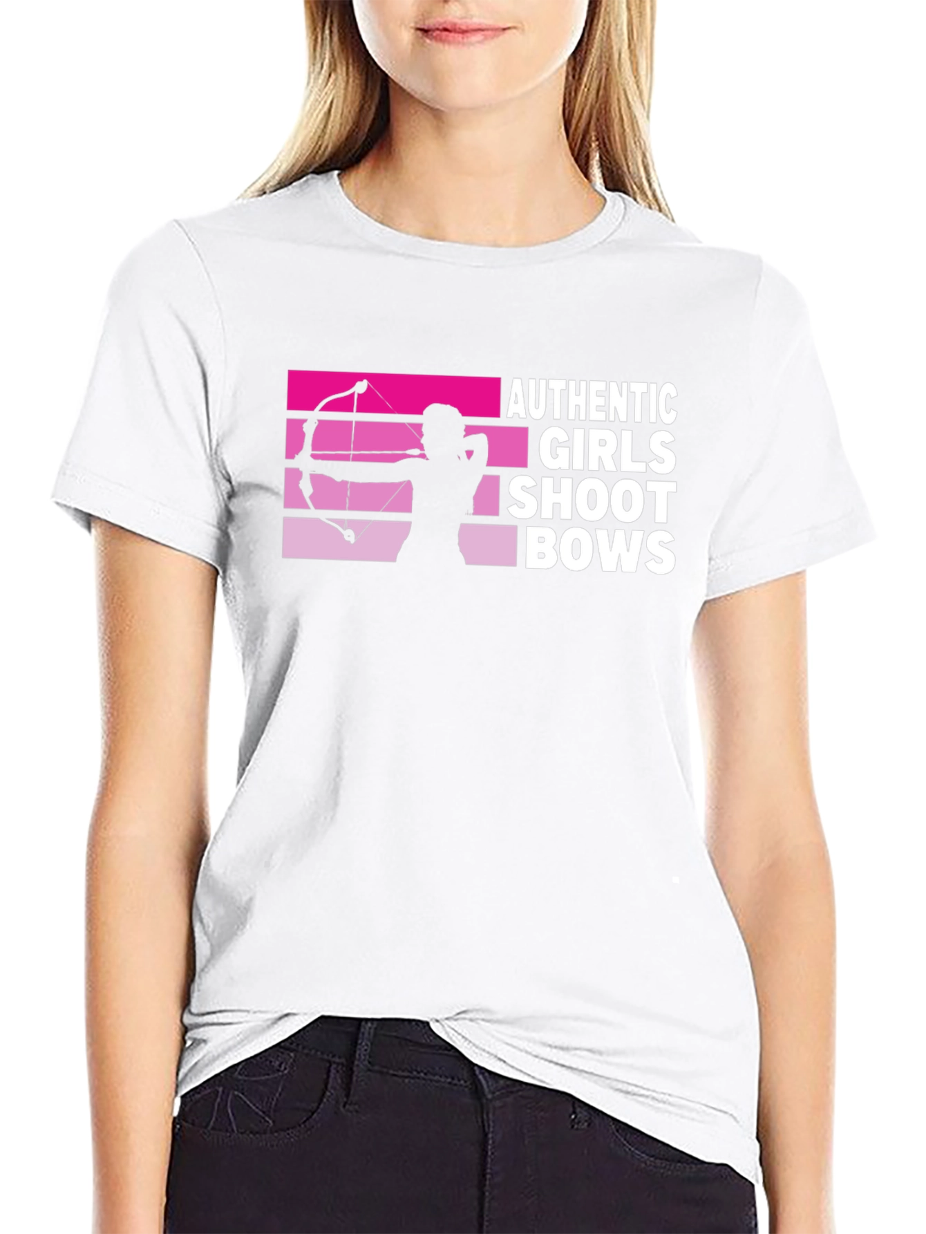 Black Girls Shoot Bows T-Shirt - Archery Tee view 9