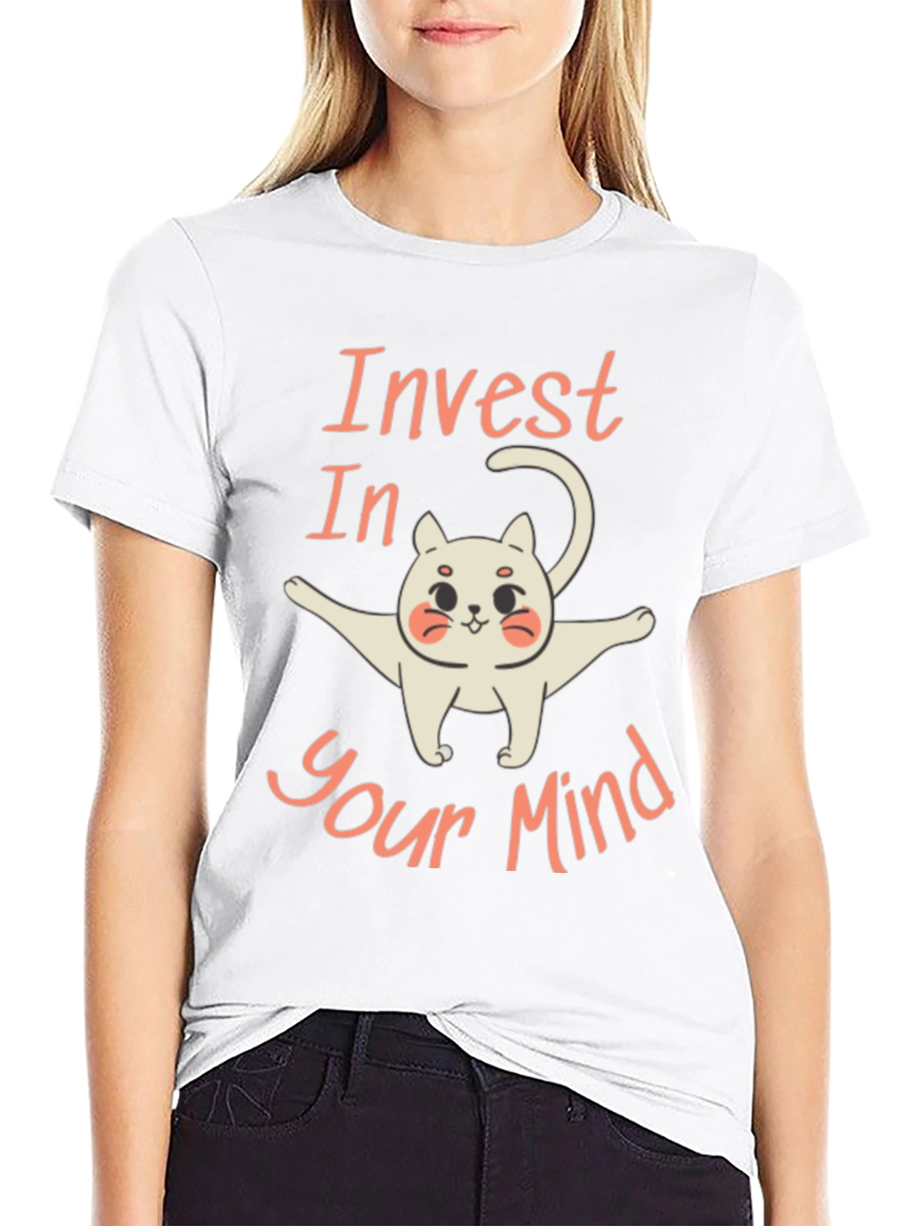 Black Invest In Your Mind T-Shirt view 9