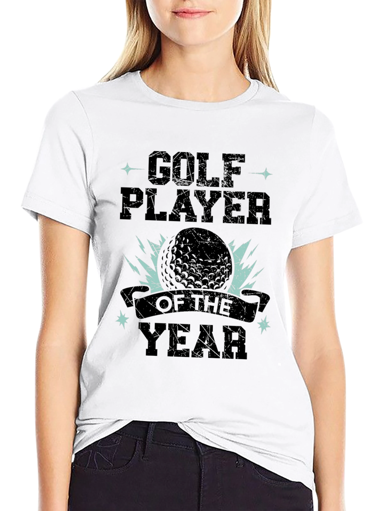 Black Golf Player of the Year T-Shirt view 9