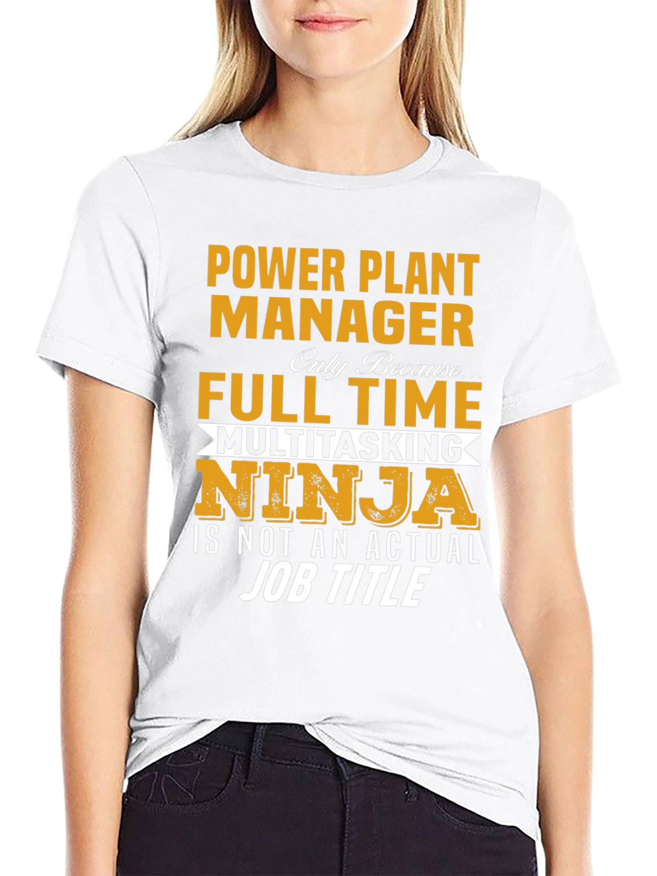 Black Power Plant Manager Novelty T-Shirt view 9