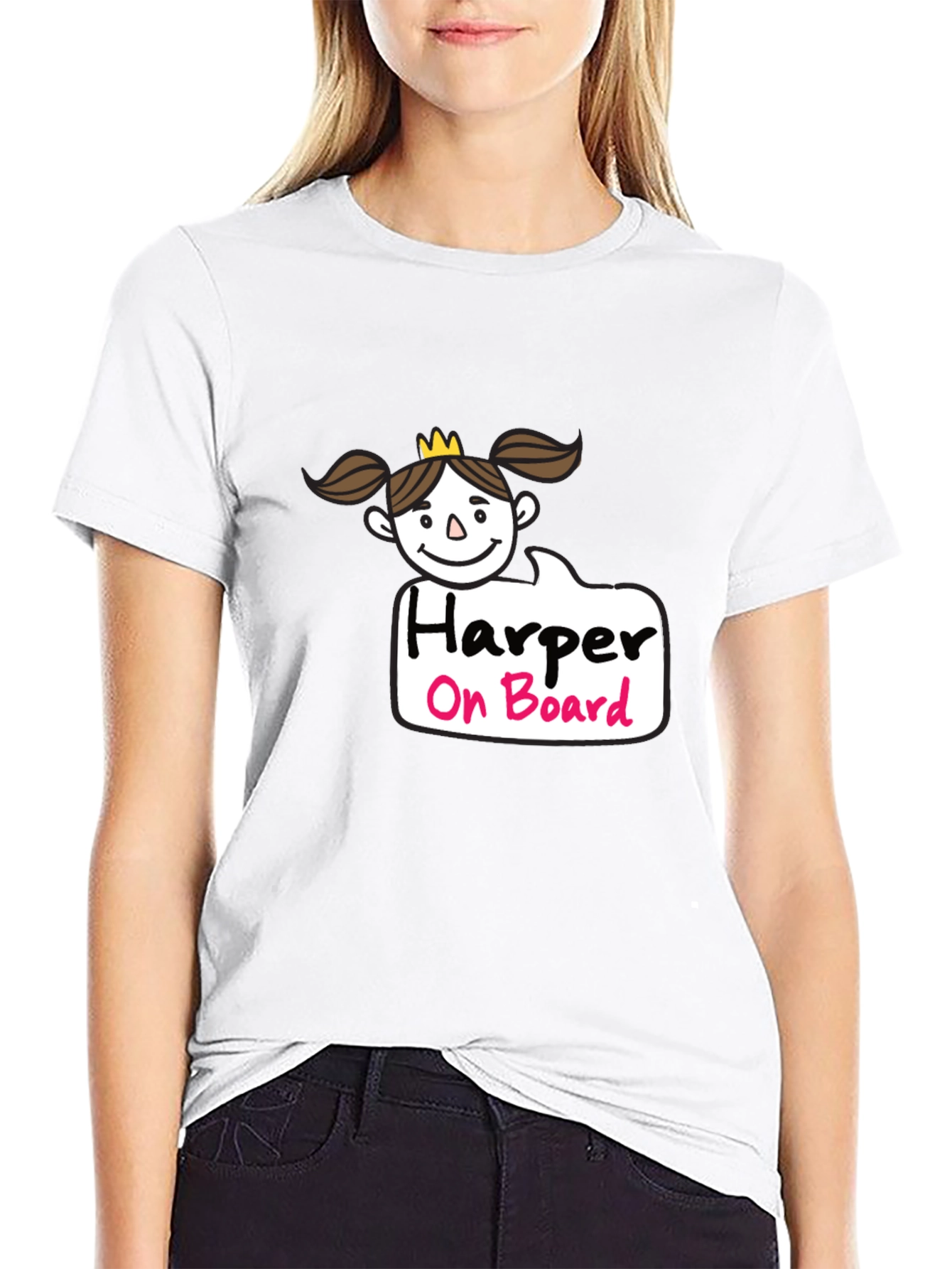 Black Harper On Board Black T-Shirt view 9