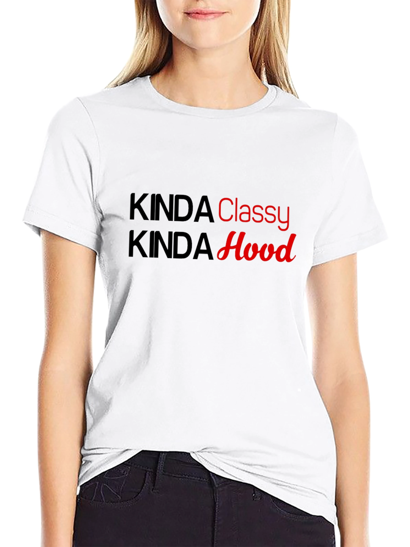 Kinda Classy Kinda Hood Graphic T-Shirt - 9