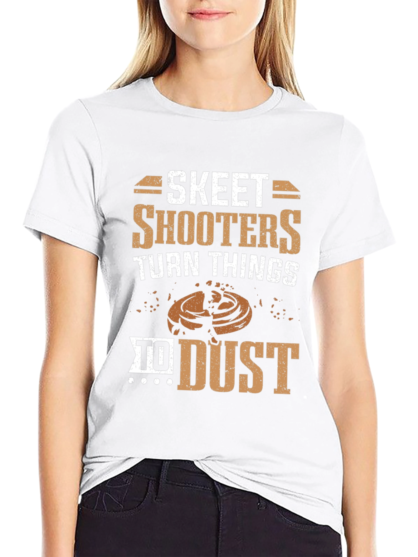 Black Skeet Shooters Turn Things to Dust T-Shirt view 9