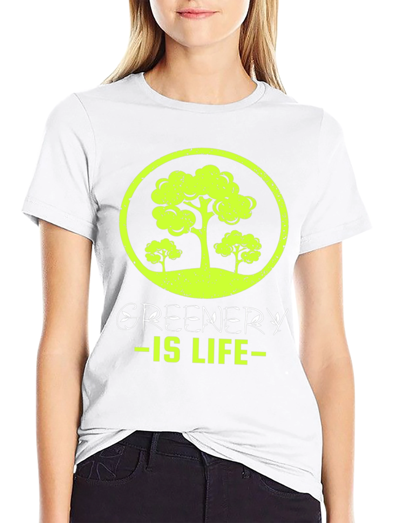 Greenery is Life T-Shirt - Eco-Friendly Design - 9