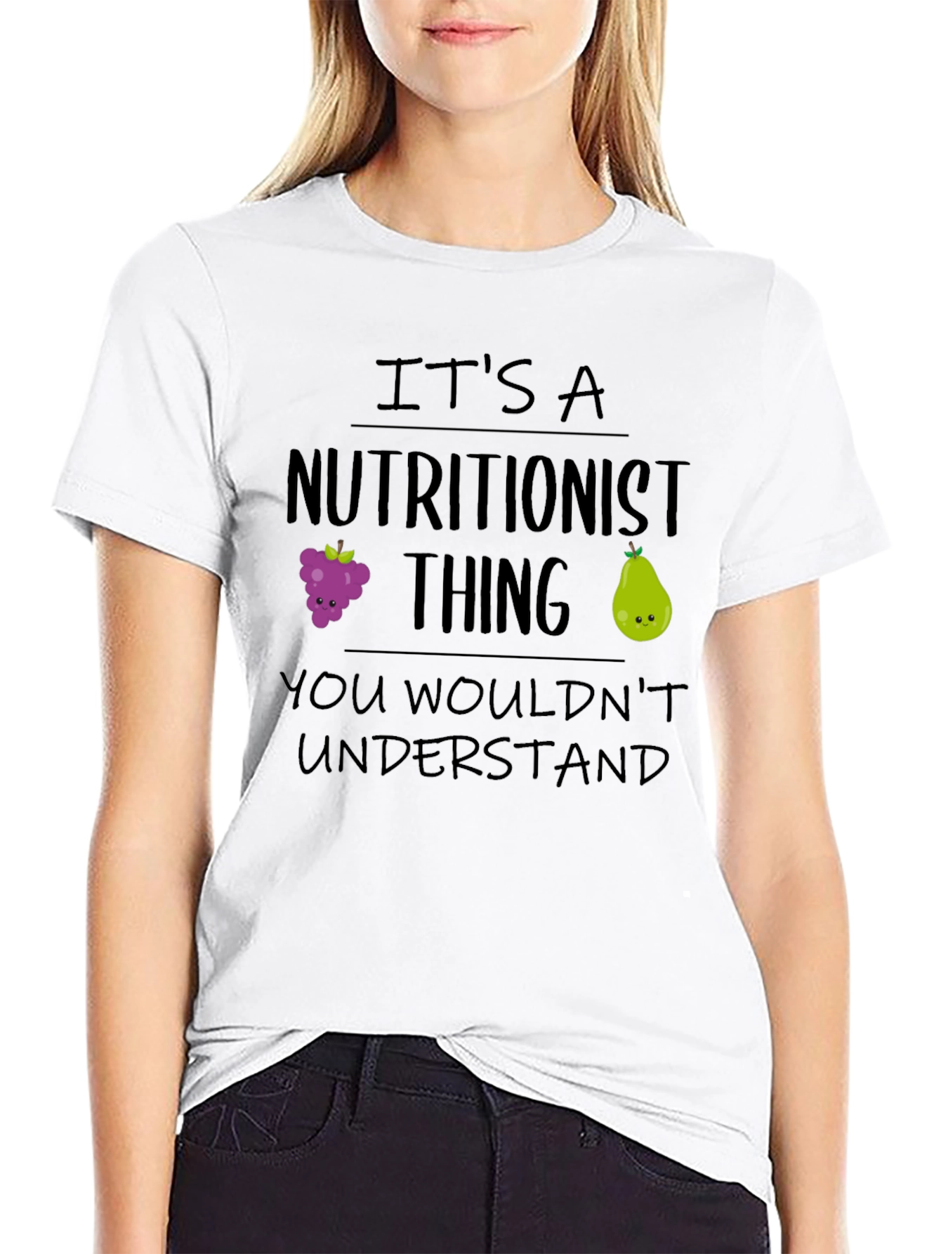 Black Nutritionist Thing T-Shirt - Funny Foodie Tee view 9