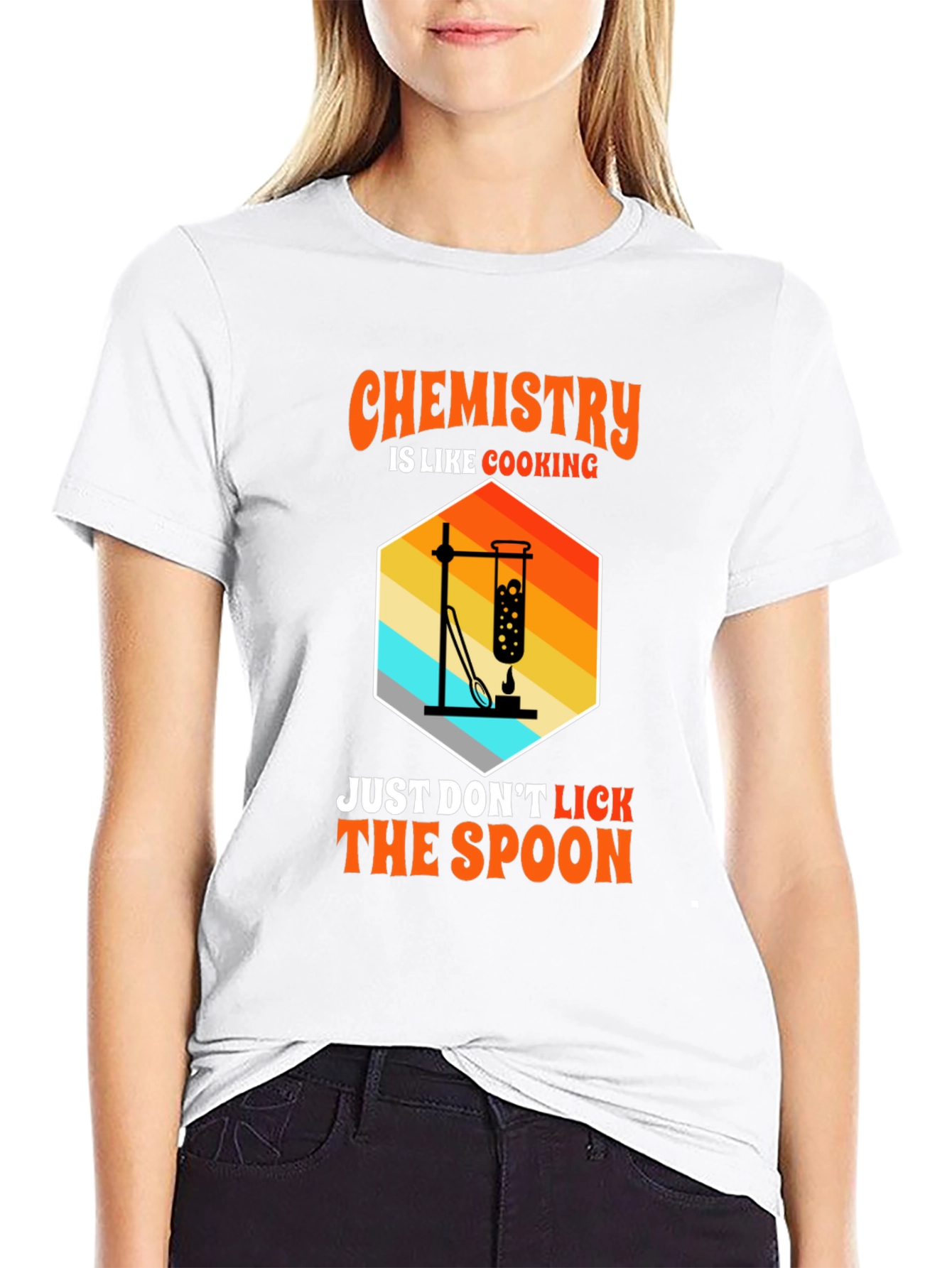 Black Chemistry is Like Cooking Funny T-Shirt view 9