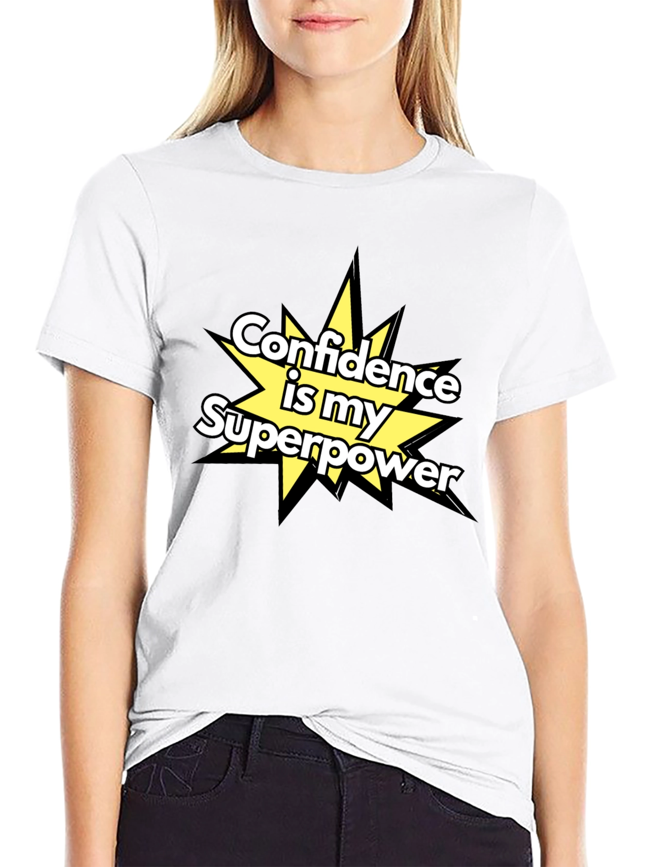 Black Confidence is my Superpower T-Shirt view 9