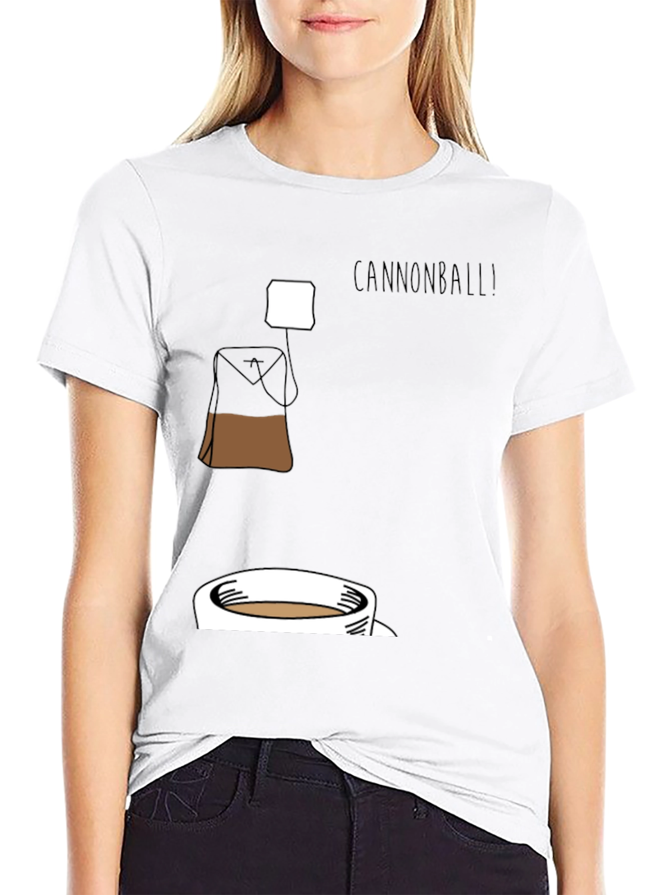 Black Cannonball Tea T-Shirt - Brewtiful Design! view 9
