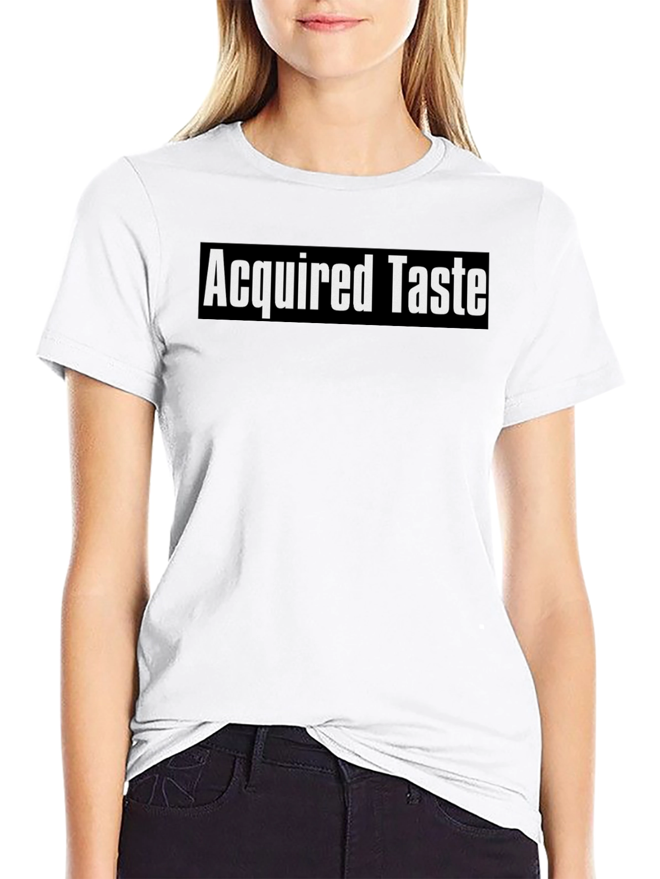 Black Acquired Taste Graphic Tee - Soft & Stylish Unisex T-Shirt view 9