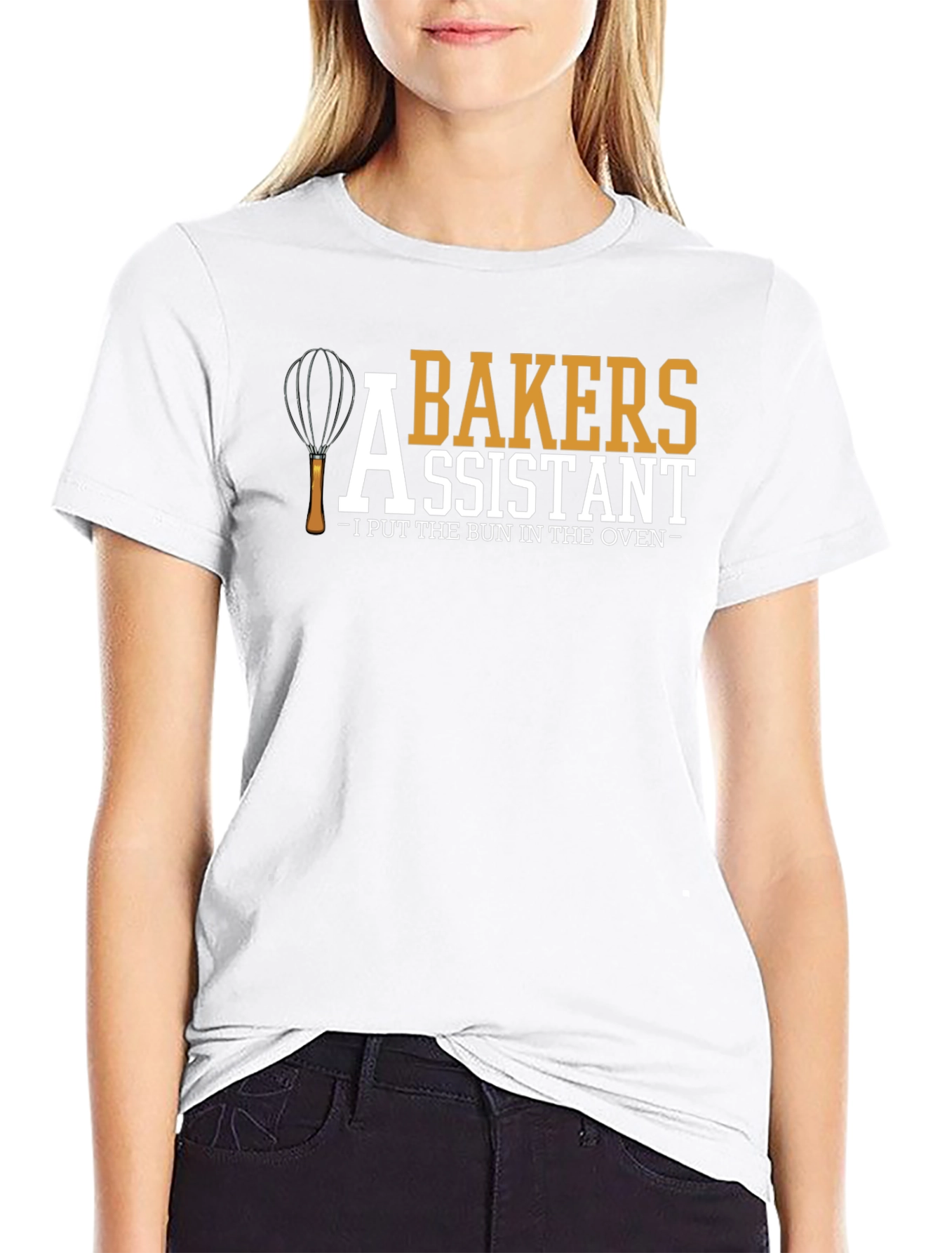 Baker's Assistant T-Shirt - I Put the Bun in the Oven - 9