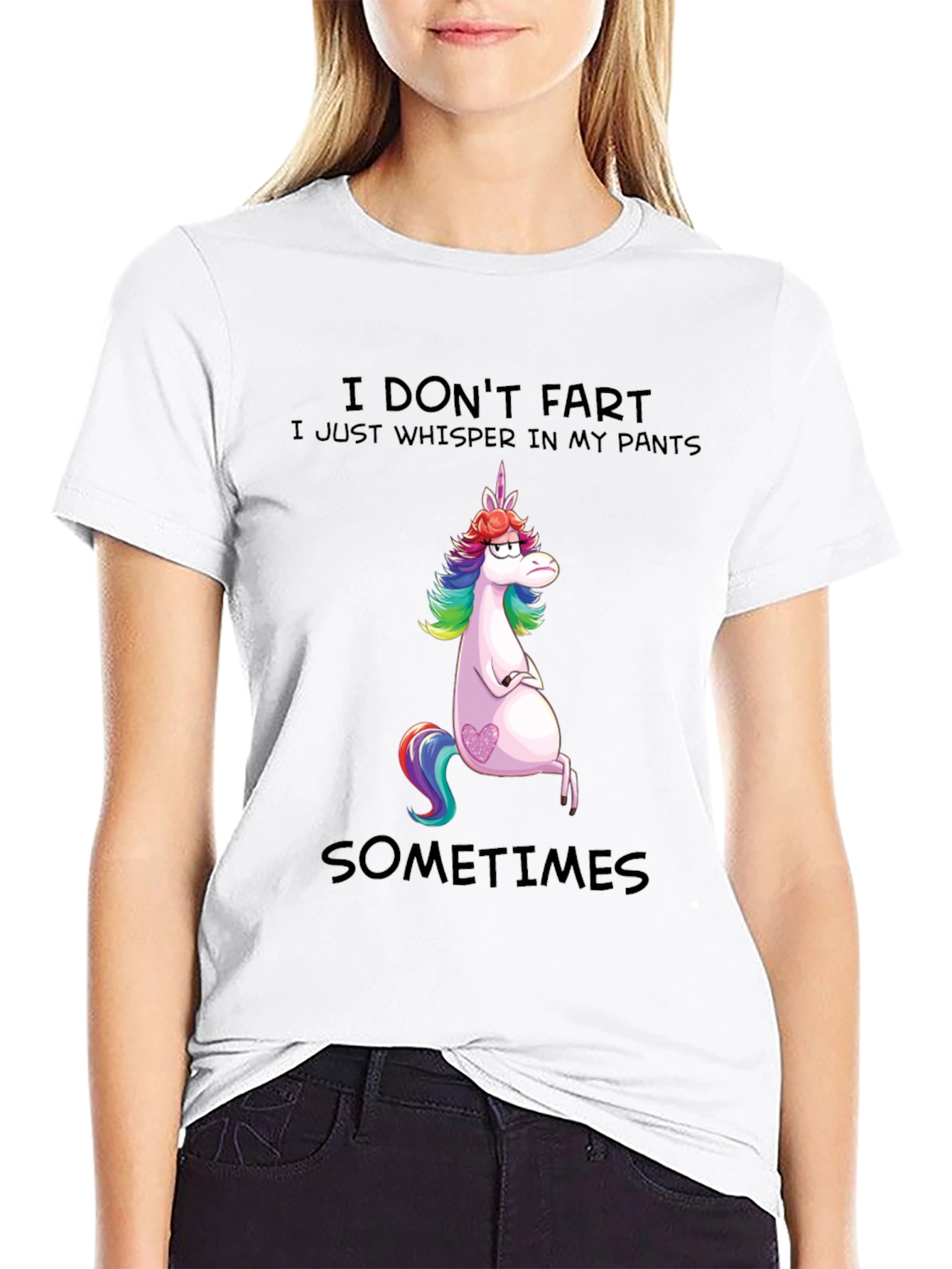 Black Unicorn Whisperer T-Shirt - I Don't Fart Funny Tee view 9